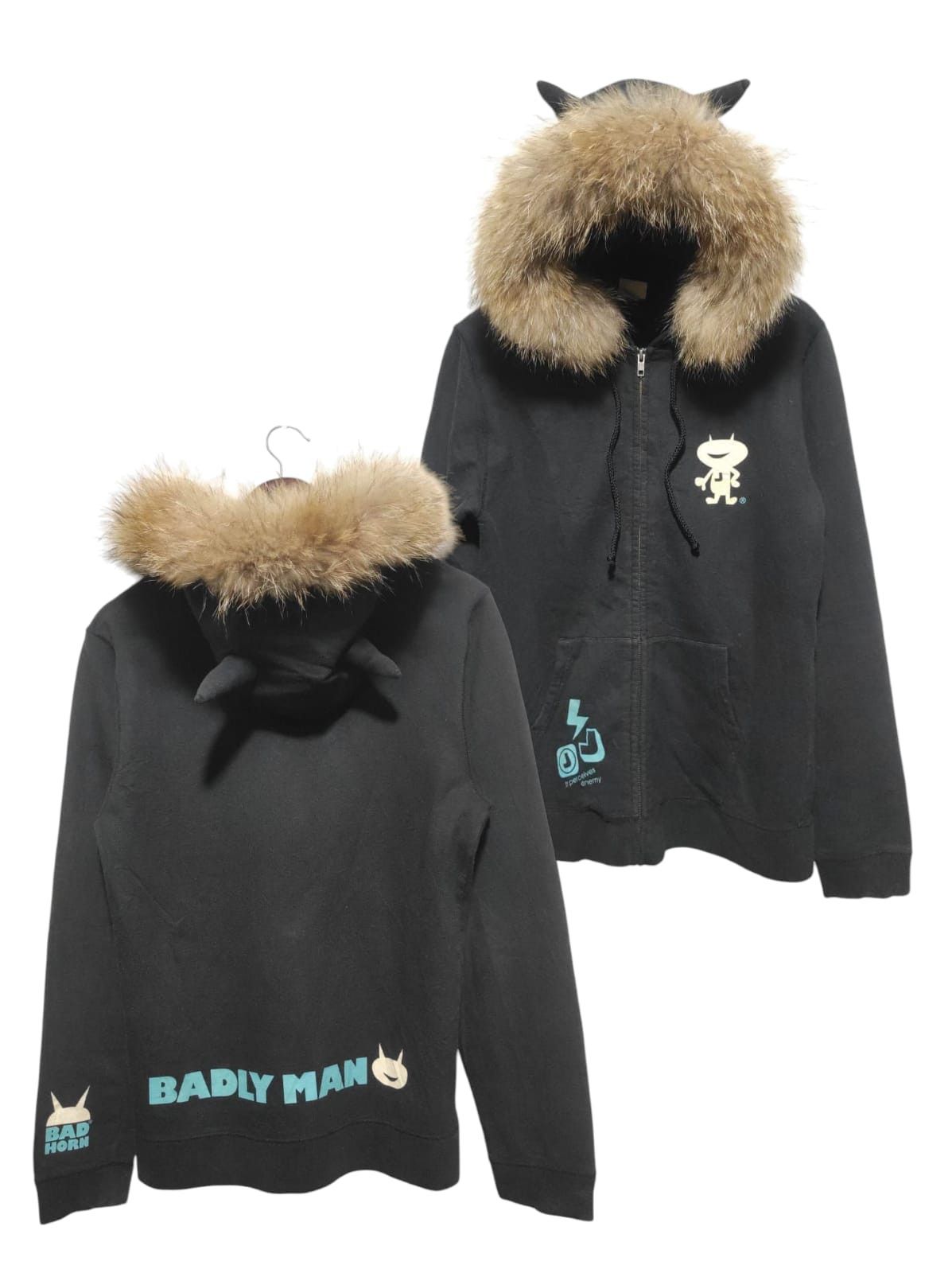 Hysteric Glamour Laundry Horn Zipper Fur Hoodie LGB style Size US M / EU 48-50 / 2 - 2 Thumbnail