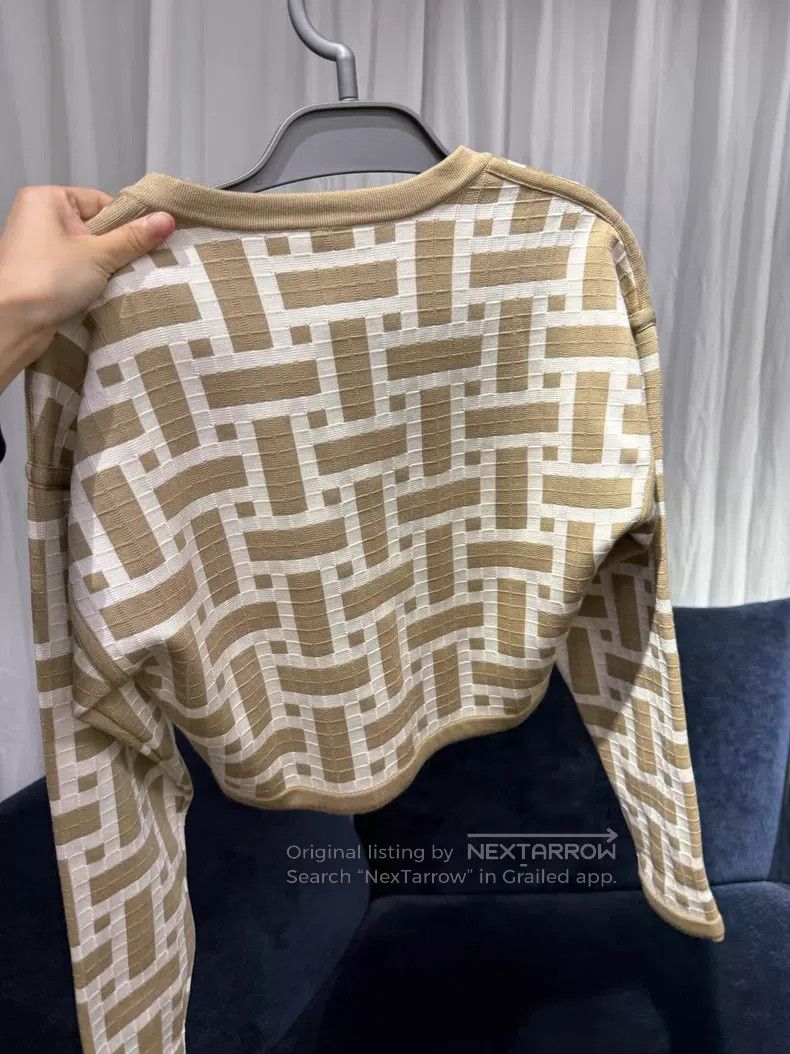 Hermes Hermes Marseille Zipper Khaki Jacket - Silk Size XS / US 0-2 / IT 36-38 - 3 Thumbnail