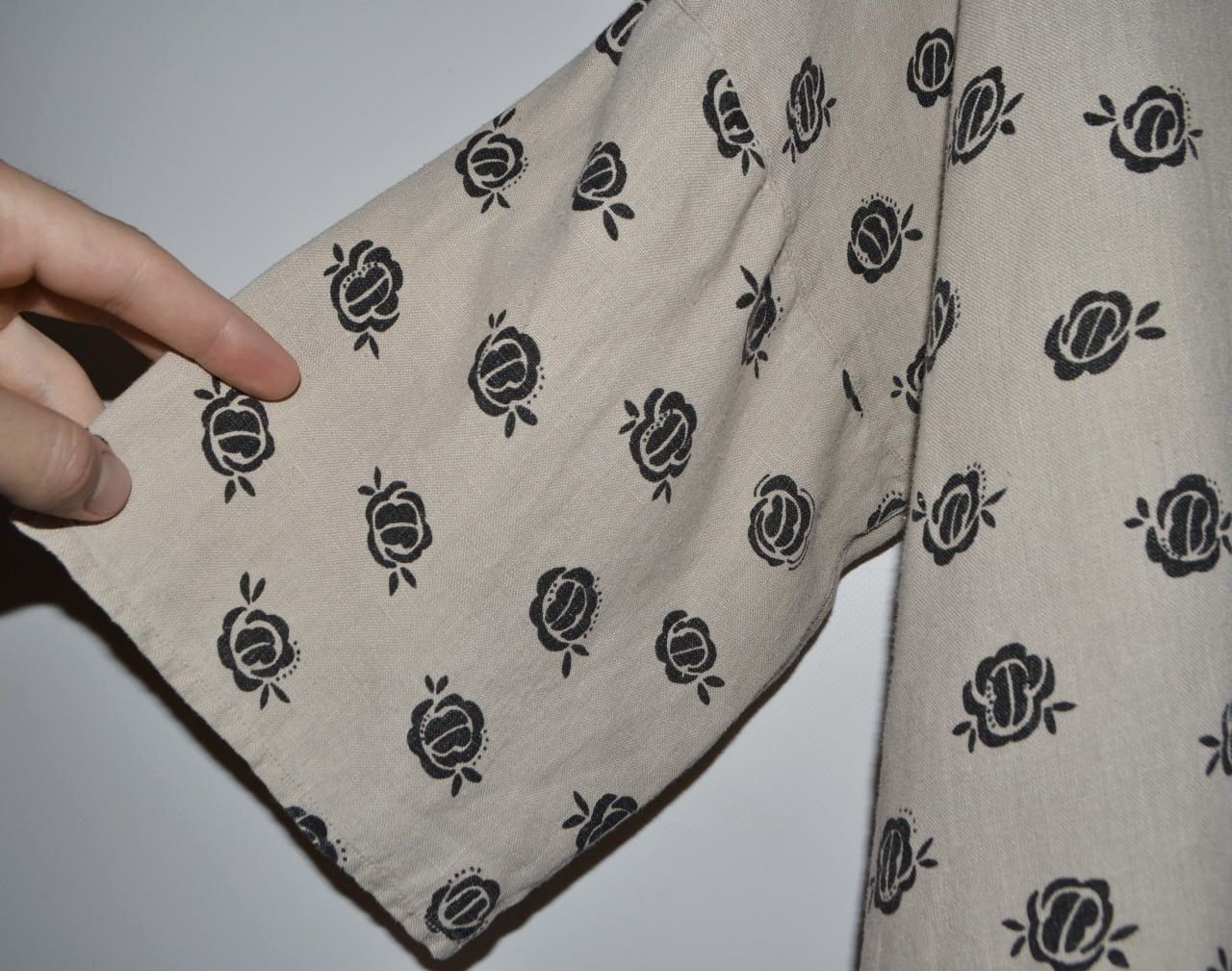 Gudrun Sjoden Gudrun Sjoden Floral Linen Women's Blouse size L Size L / US 10 / IT 46 - 4 Thumbnail