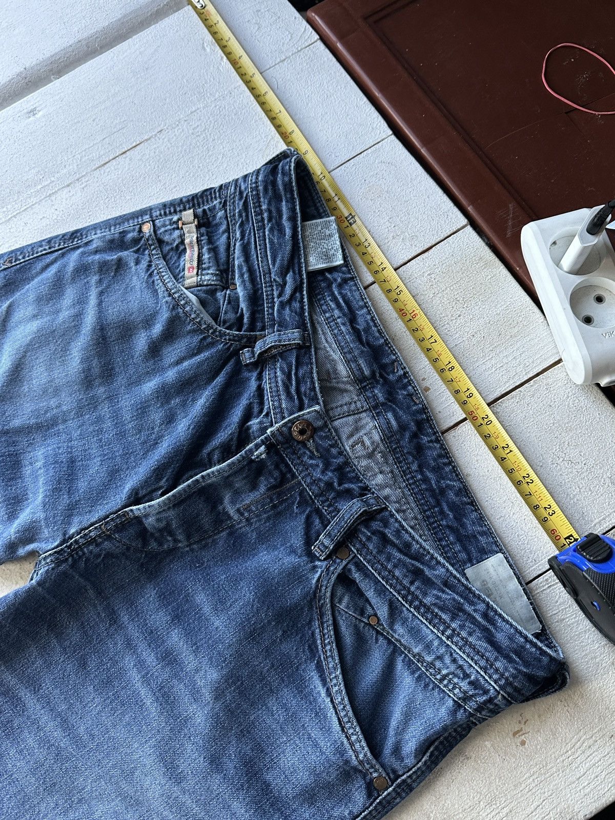 Diesel 🚨 RARE DIESEL MEN DENIM JEANS AVANT GARDE IFSIXWASNINE Y2K Size US 34 / EU 50 - 2 Thumbnail
