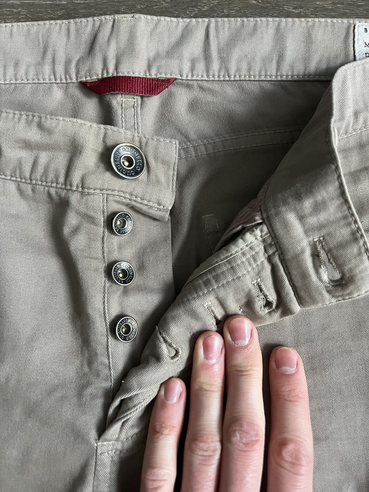 Brunello Cucinelli Soft Cotton Pants 34x32 (IT 50) Size US 32 / EU 48 - 2 Thumbnail