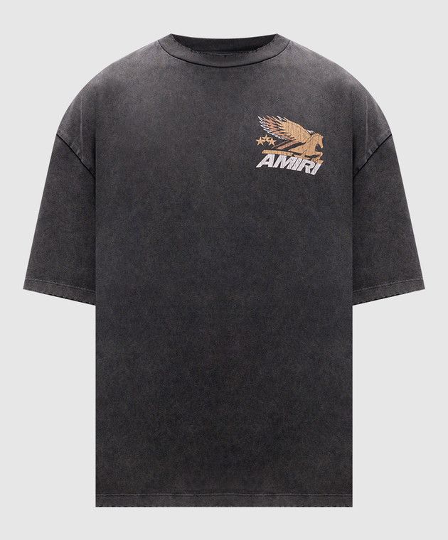 Amiri o1h1sh10525 Vintage Pegasus Os T-Shirt in Black Size US XL / EU 56 / 4 - 1 Thumbnail