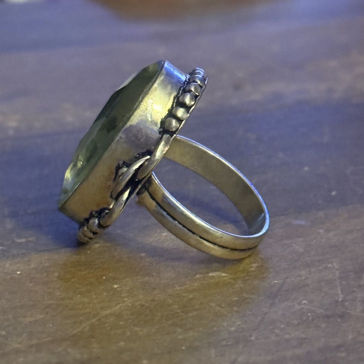 Other 925 sterling silver large lemon quartz statement ring Size ONE SIZE - 6 Thumbnail