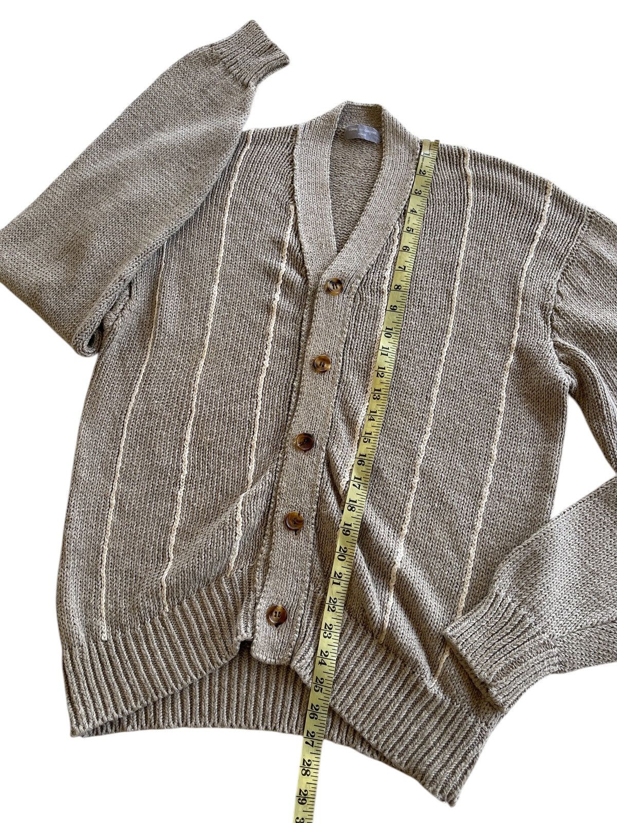 Comme des Garcons Homme Vintage CDG Homme Cable Knit Cardigan Size US L / EU 52-54 / 3 - 9 Thumbnail