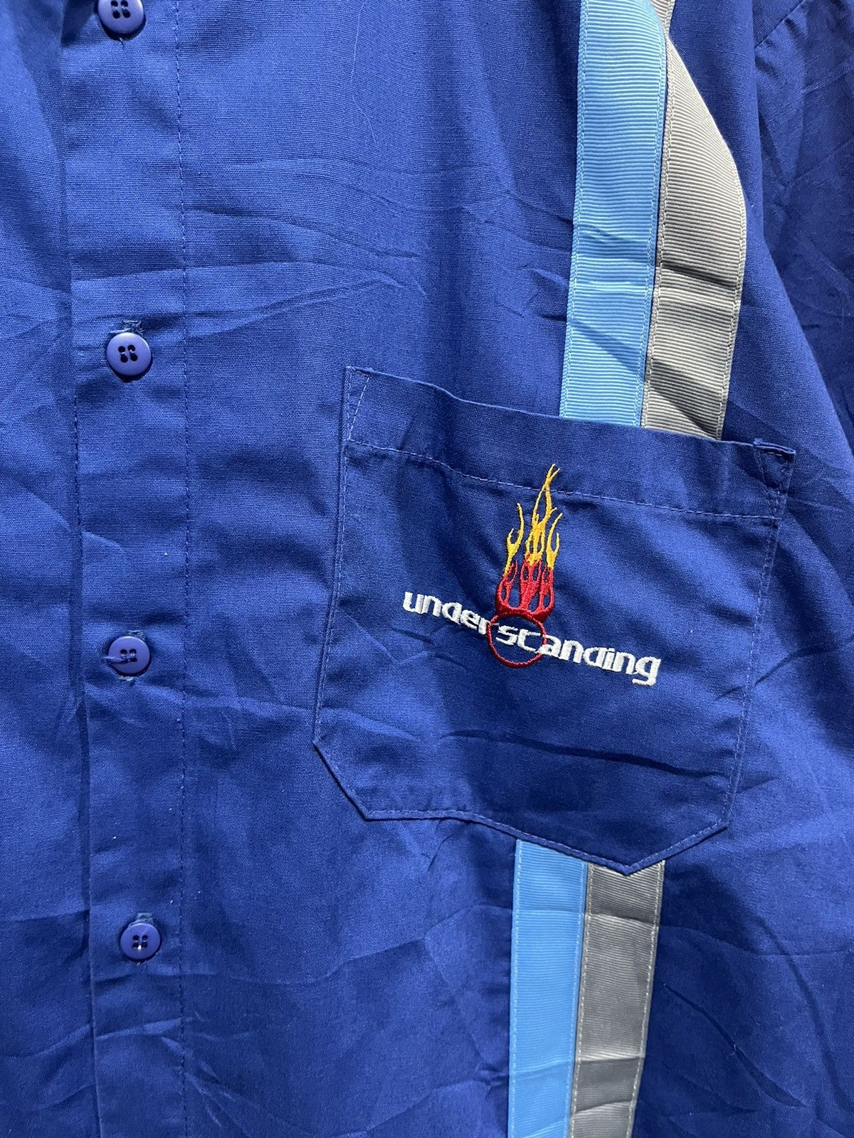 Vintage Understanding Sk8 Skateboard Fire Shirt Size US XL / EU 56 / 4 - 3 Thumbnail