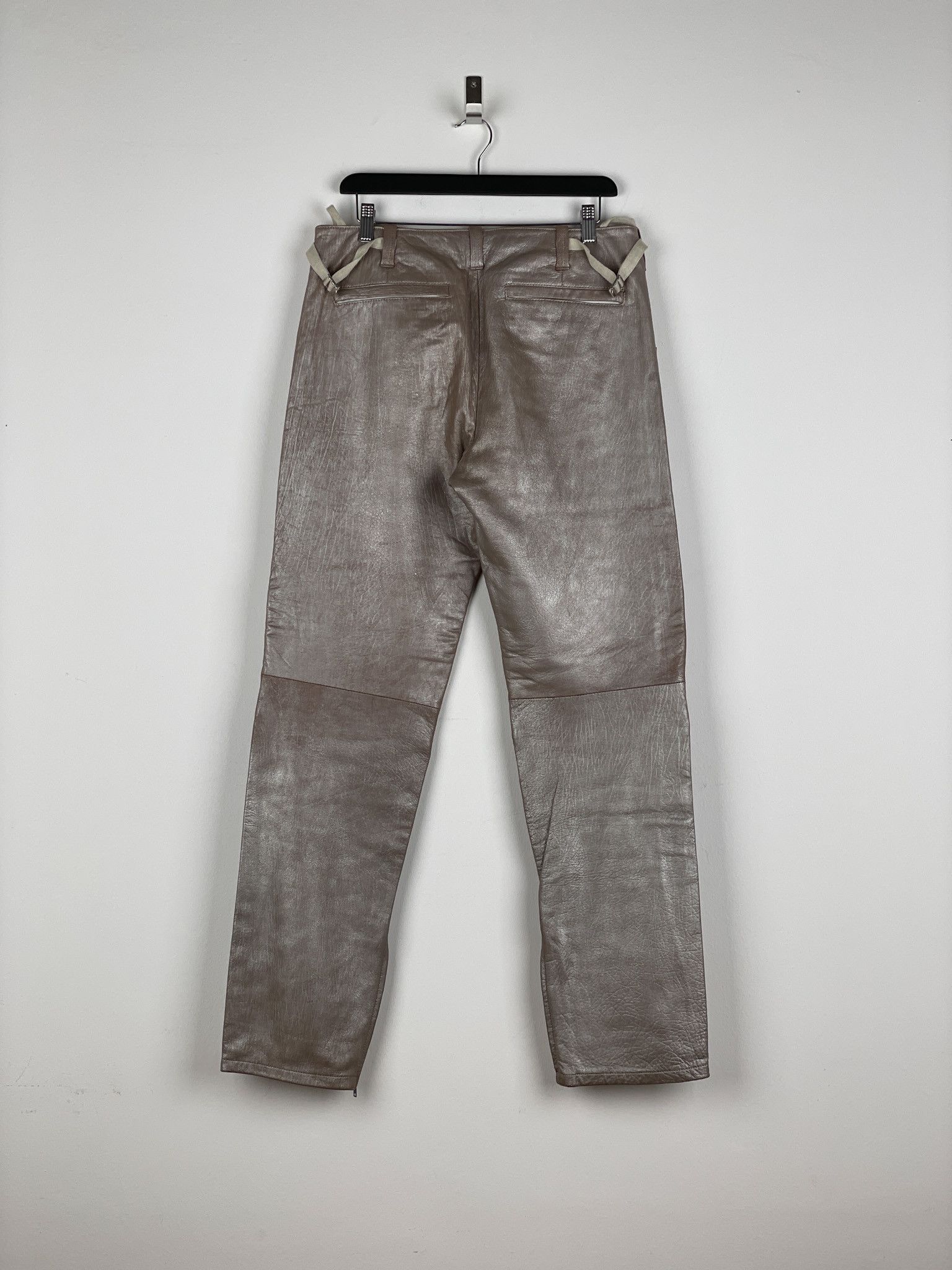 Helmut Lang AW99 Leather Astro Biker Pants