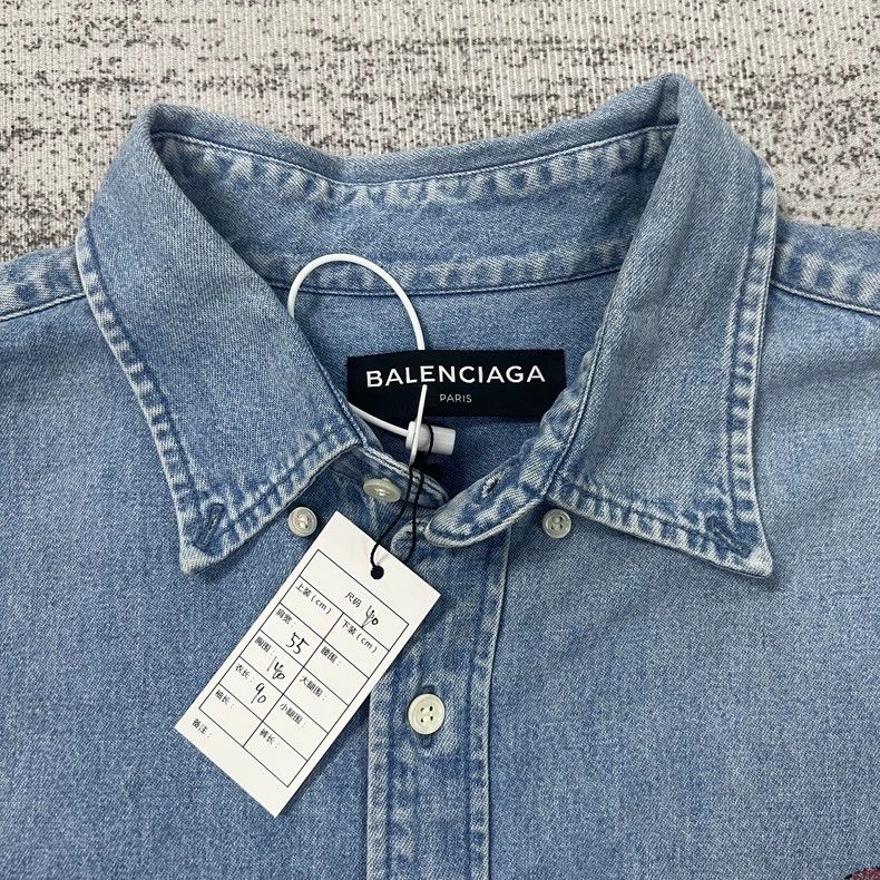 Balenciaga Balenciaga size 40 Wash jeans shirt Size US XXS / EU 40 - 3 Thumbnail