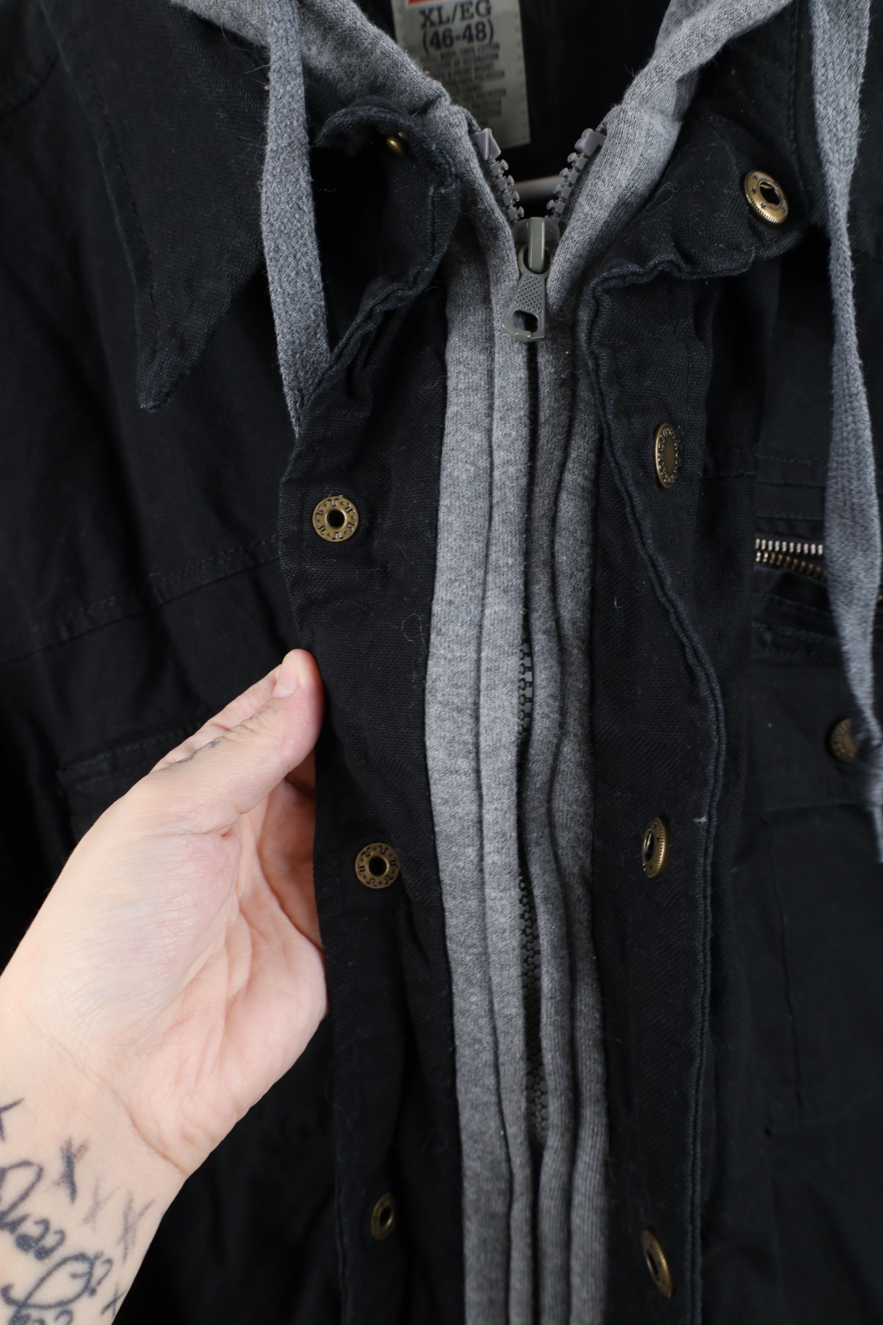 Dickies Vintage Y2K Dickies Canvas Hooded Shirt Jacket Jac Shirt Size US XL / EU 56 / 4 - 7 Thumbnail