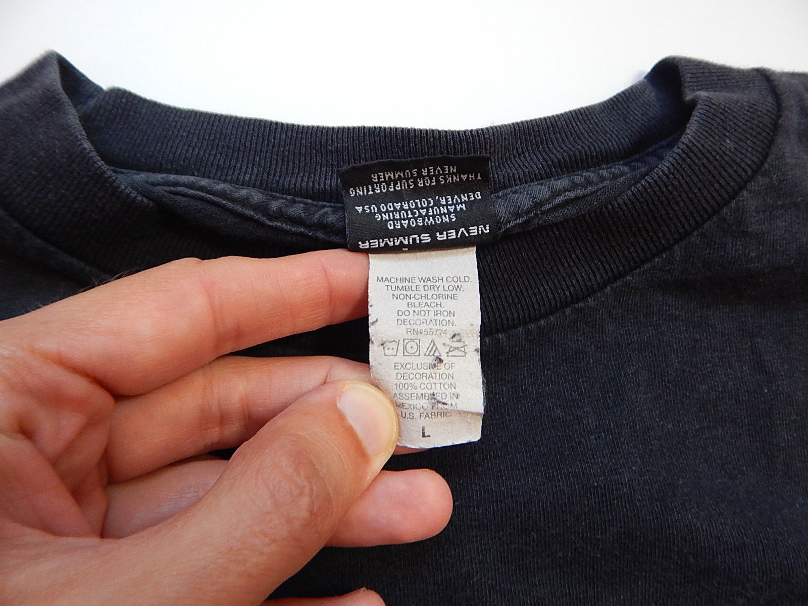 Vintage vintage never summer snowboards tee Size US L / EU 52-54 / 3 - 9 Thumbnail