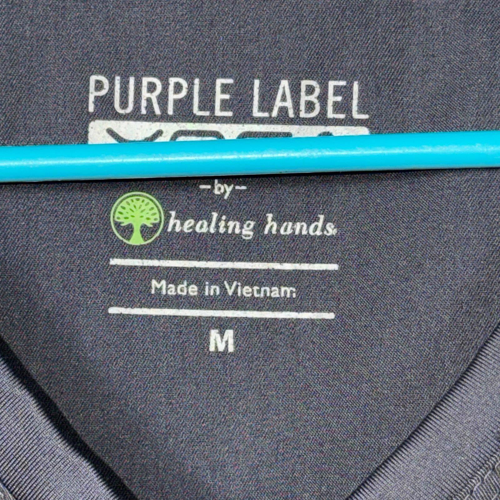 Ralph Lauren Purple Label Healing Hands Purple Label Women's Medium Scrub Top Size ONE SIZE - 4 Thumbnail