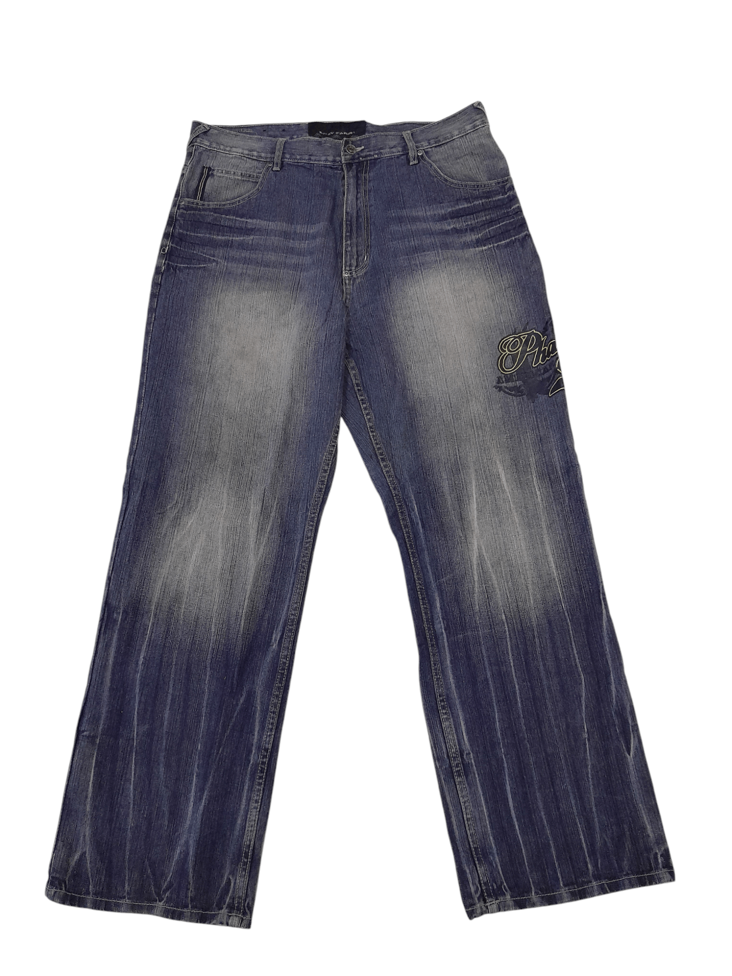 Phat Farm Phat Farm Russell Simmons Baggy Denim (F415) Waist 36 Size US 36 / EU 52 - 1 Thumbnail