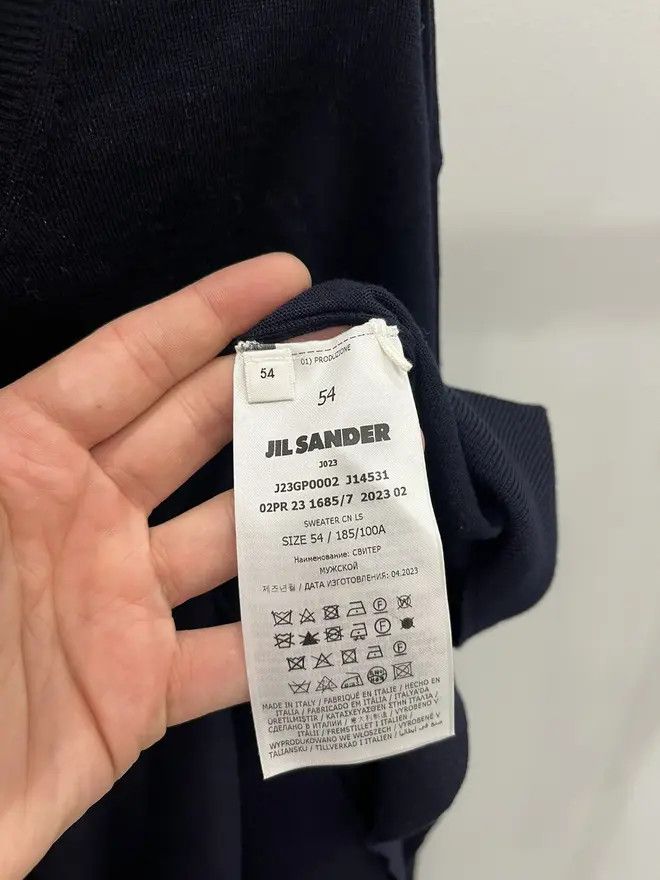Jil Sander Jil Sander Wool Sweater Size US XL / EU 56 / 4 - 4 Thumbnail