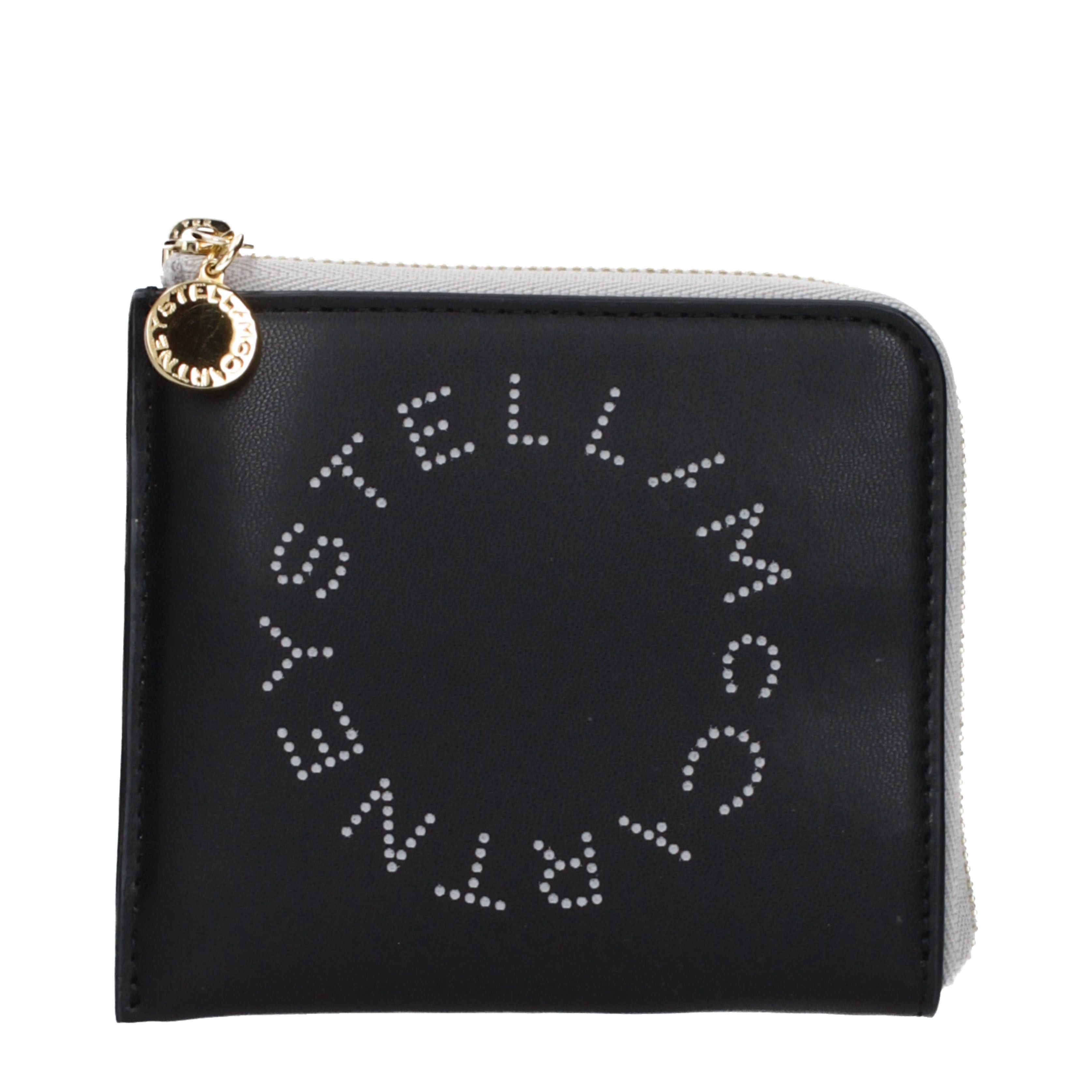 Stella McCartney Stella McCartney Wallets Women Eco Leather Black/Light Grey Size ONE SIZE - 1 Thumbnail