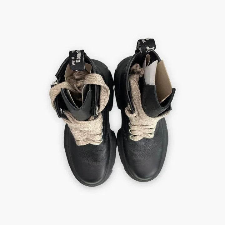 Dr. Martens × Rick Owens Rick Owens x Dr. Martens 1460 Black Leather Boots Unisex Size US 7 / EU 40 - 5 Thumbnail