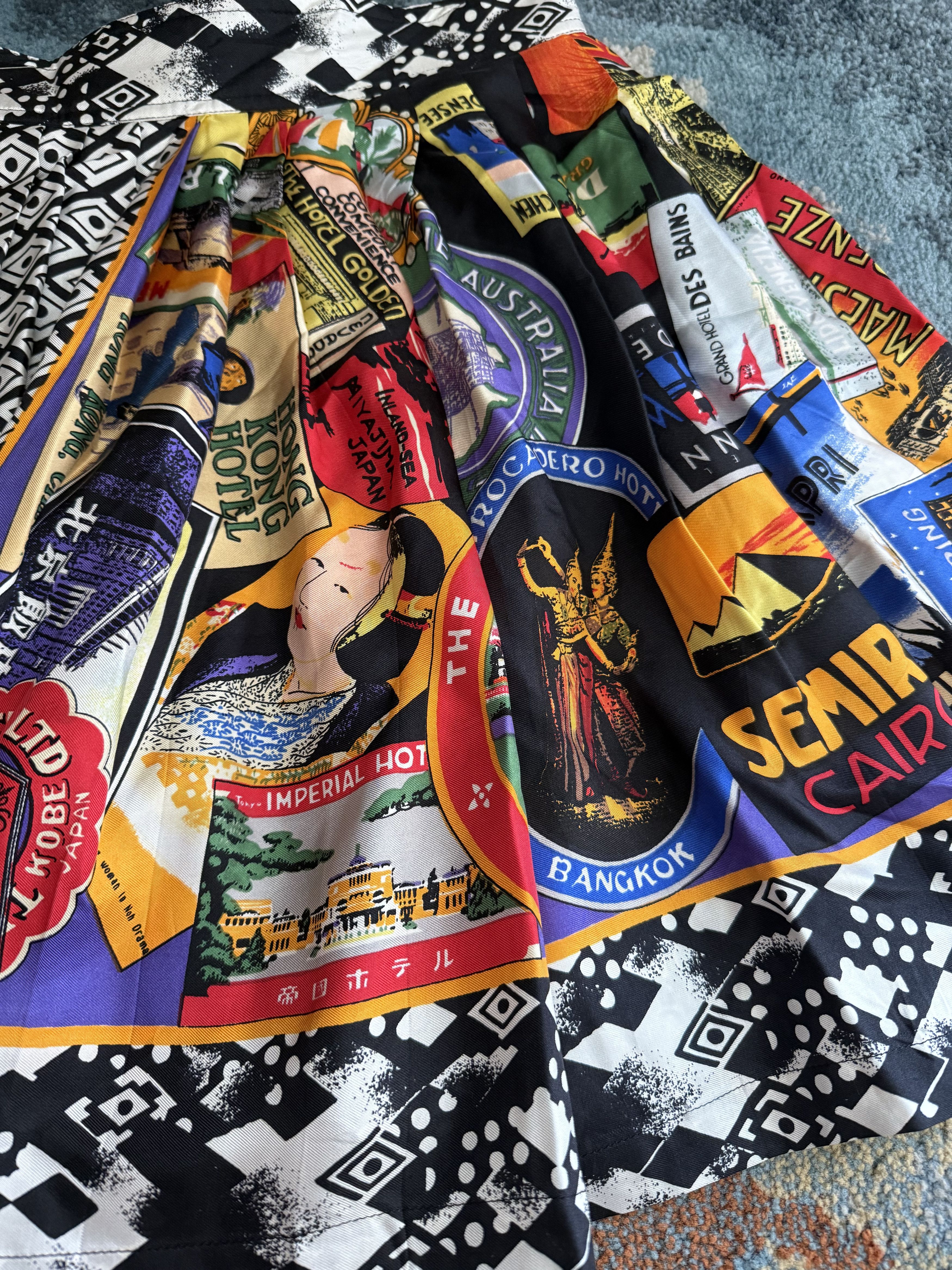 Versace Gianni Versace 90s Vintage Hotels Geometric Prints silk Size 27" / US 4 / IT 40 - 4 Thumbnail
