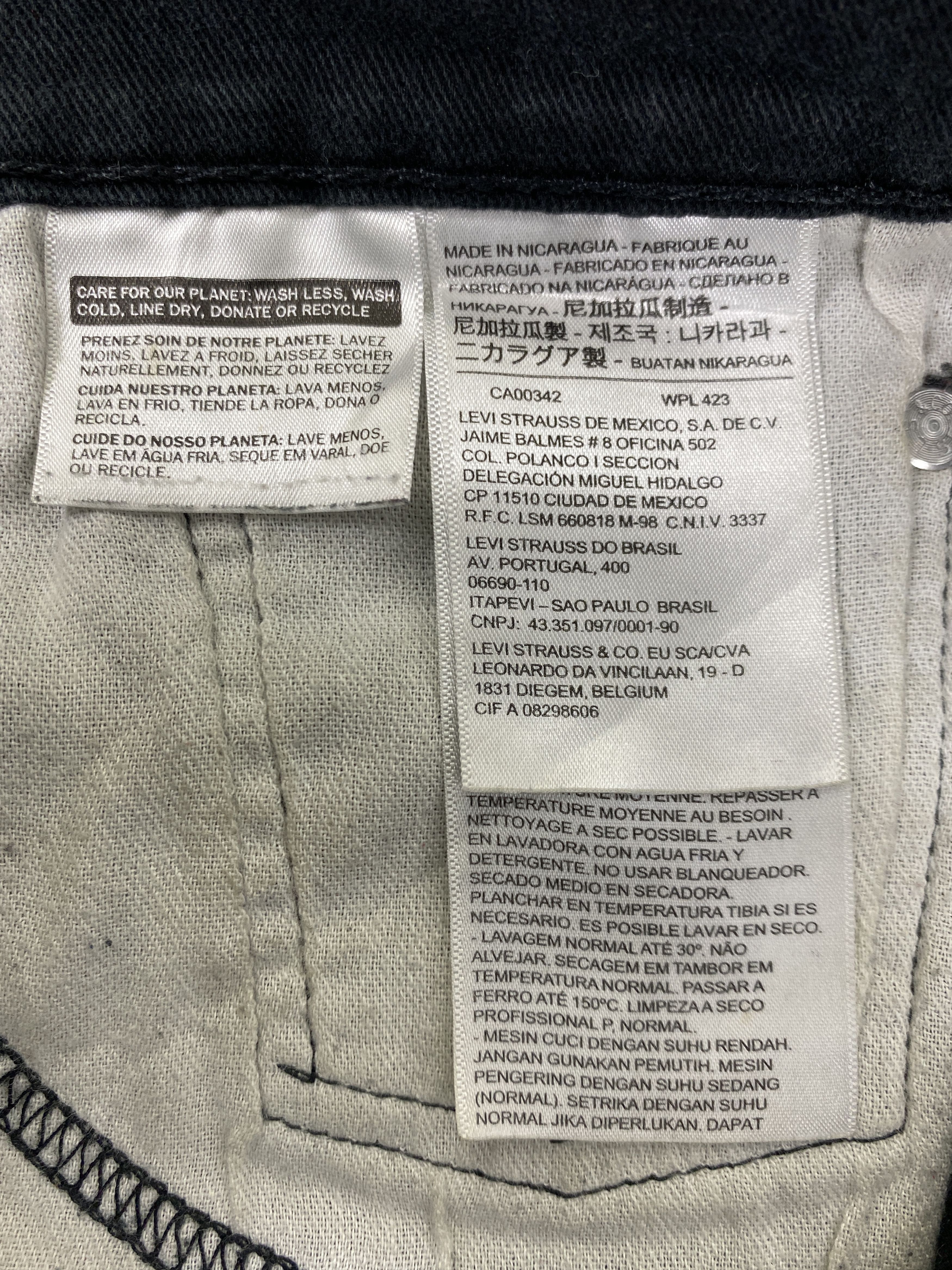 Levi's Black Vintage Levi's 513 Jeans 38x29.5 Denim -JN1471 Size US 38 / EU 54 - 9 Thumbnail