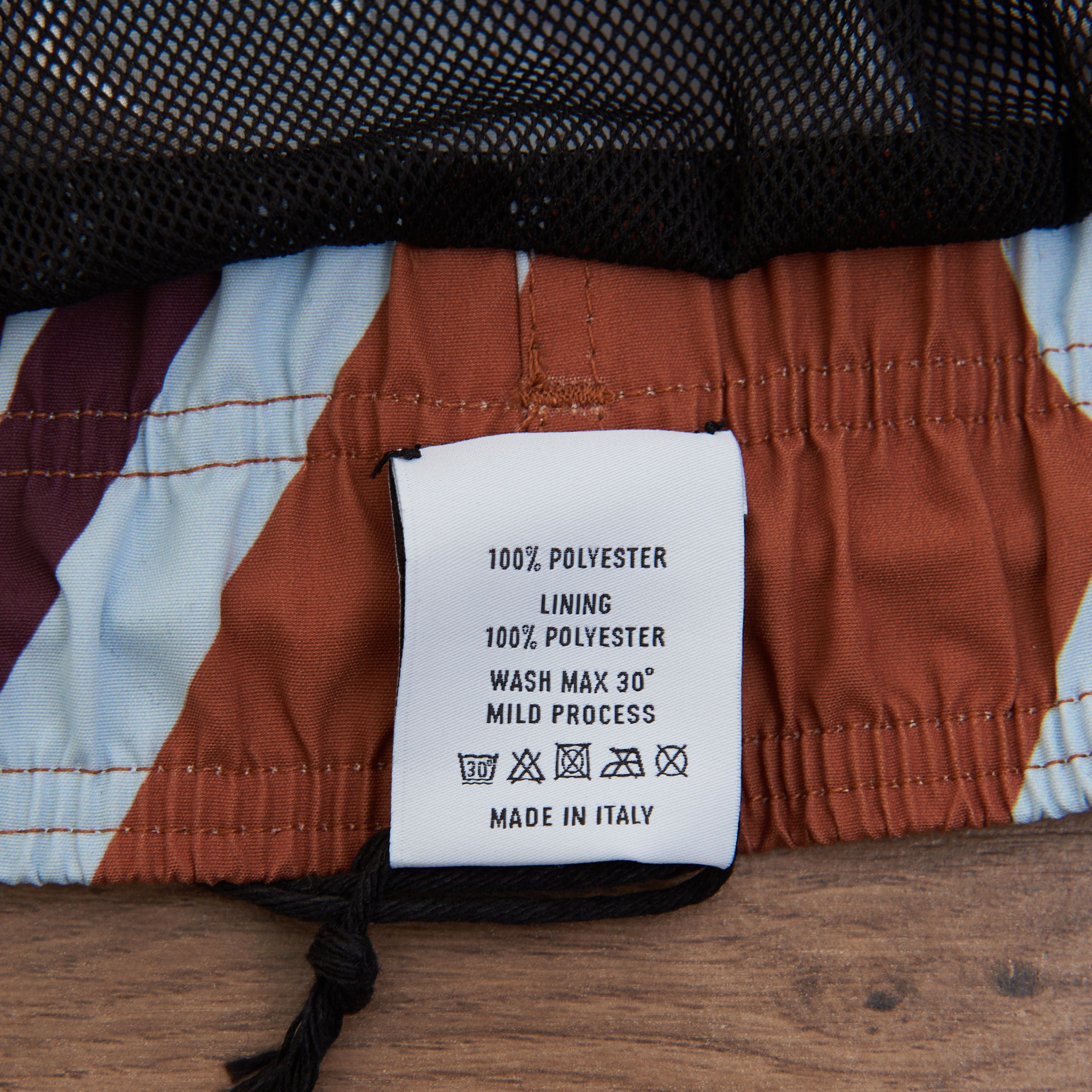 Berluti Swim Shorts Bottoms In Orange With Giant Scritto Print Size US 30 / EU 46 - 10 Thumbnail