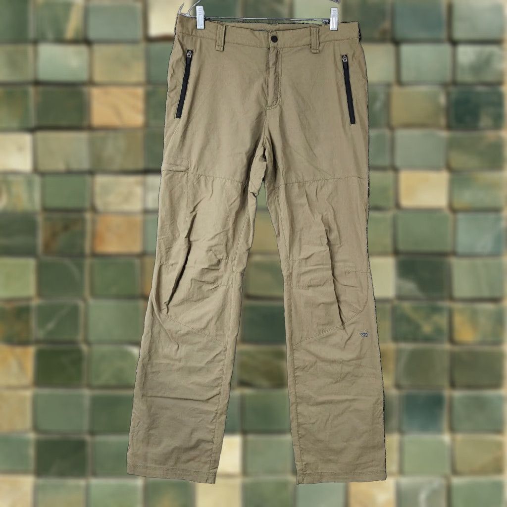 Vintage Wilderness Technology Mens Outdoor Hiking Pants Green Size Large Straight Leg Size US 33 - 1 Thumbnail