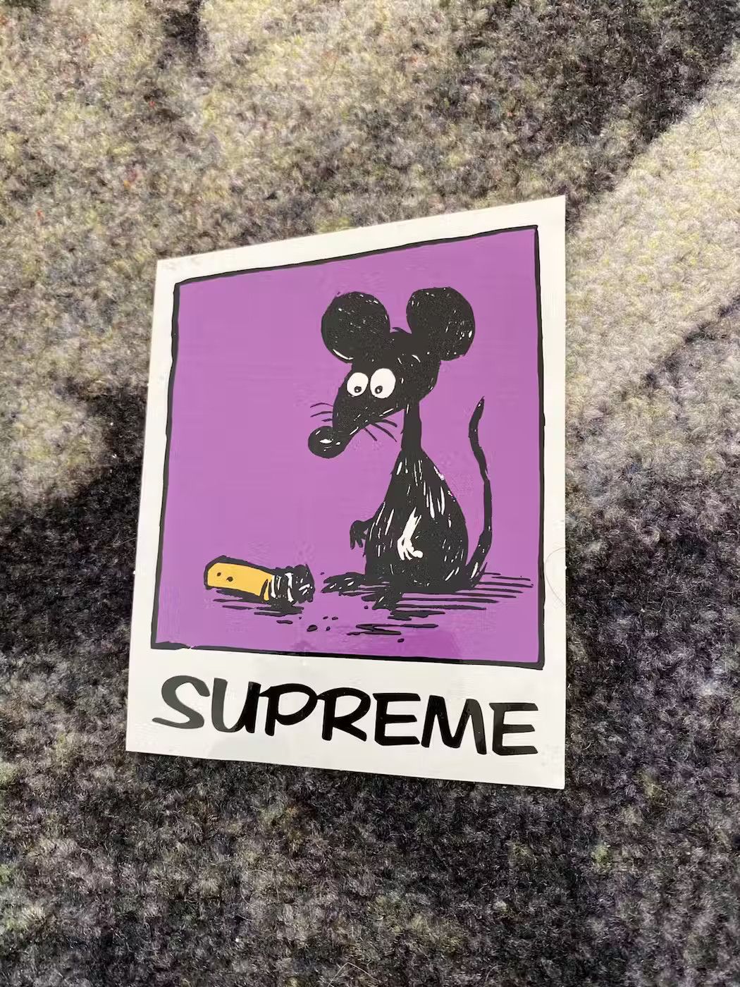 Supreme Supreme Mouse with Cigarette Sticker Size ONE SIZE - 1 Preview