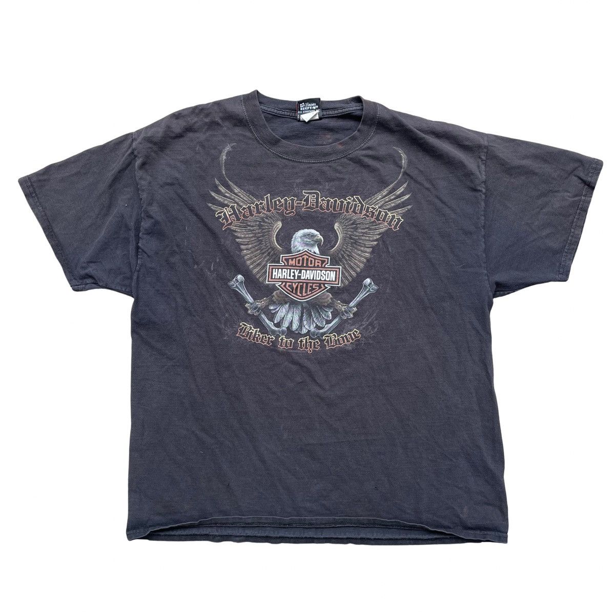 Harley Davidson Vintage Y2K Harley Davidson Biker To The Bone Shirt Size XL Size US XL / EU 56 / 4 - 1 Thumbnail