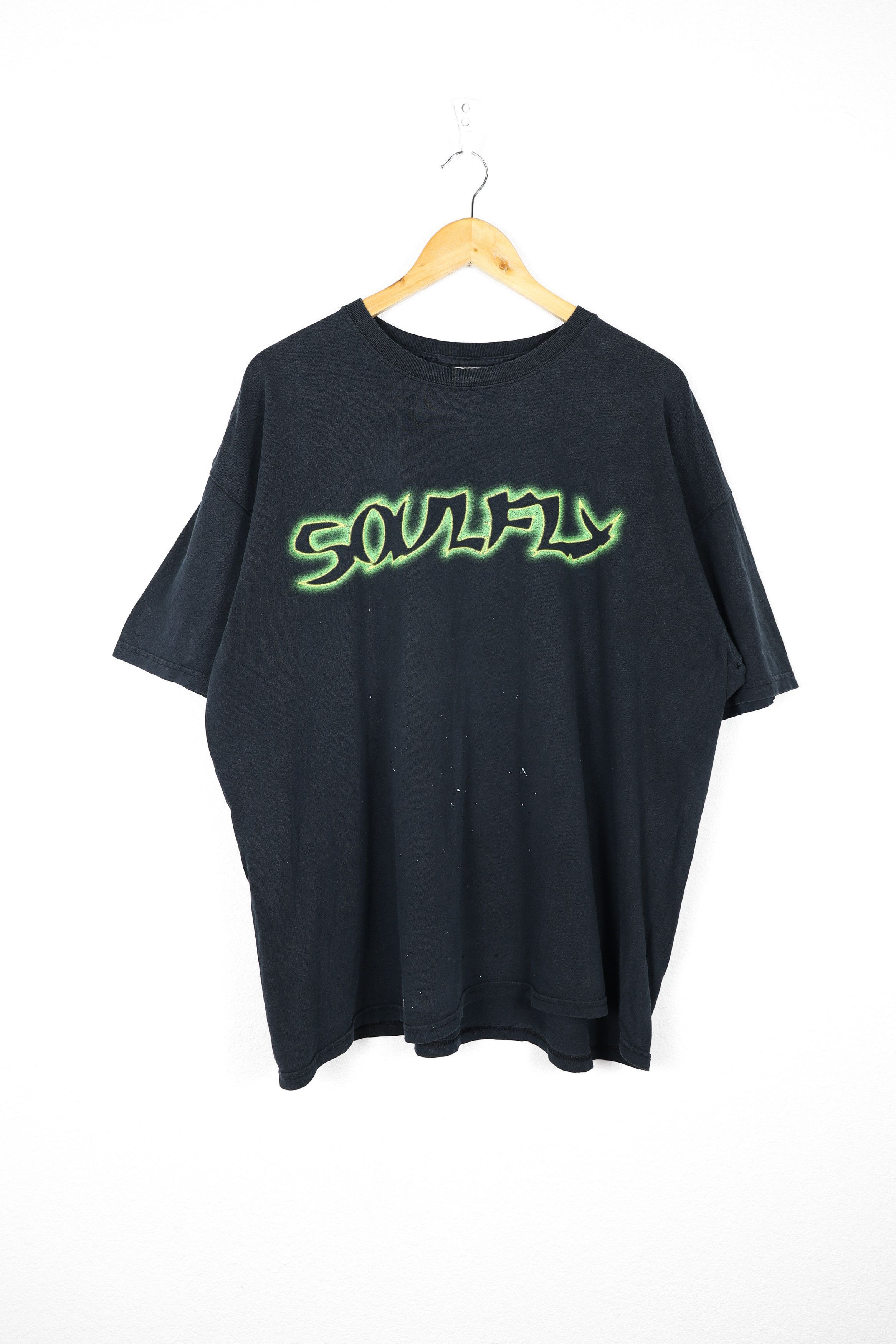 【00s】ソウルフライ WORLD SCUM 両面プリント バンドTシャツ L 2025年最新】soulfly tシャツの人気アイテム - メルカリ