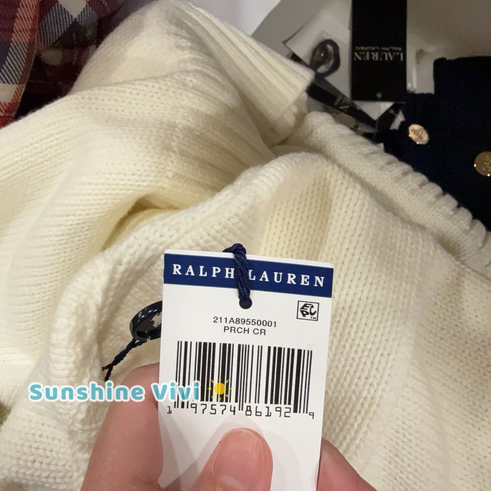Ralph Lauren Purple Label NWT Ralph Lauren Women Bear Suit Crewneck Sweatshirt White Size US M / EU 48-50 / 2 - 6 Thumbnail