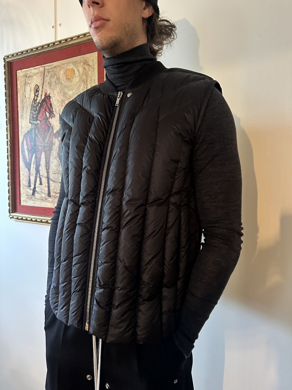 Rick Owens FW23 Rick Owen’s Luxor Puffer Vest Size US M / EU 48-50 / 2 - 9 Thumbnail