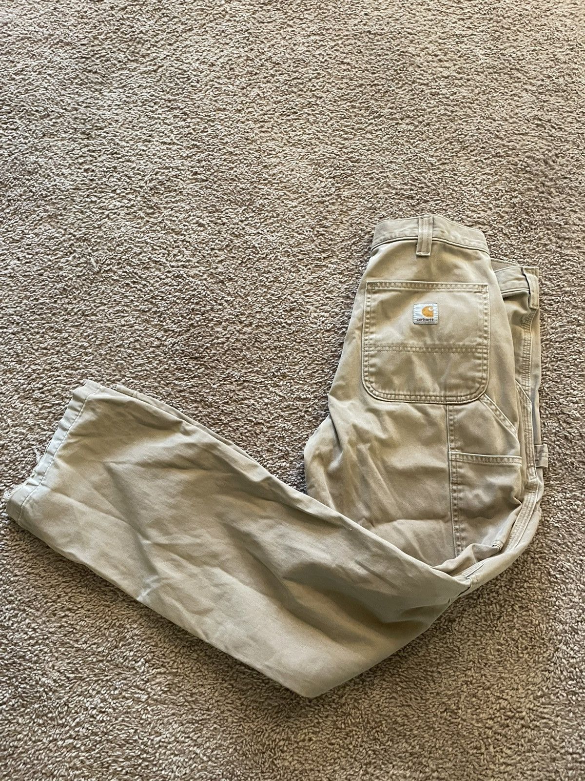 Carhartt × Vintage Carhartt Tan Cargo Pants Size US 34 / EU 50 - 3 Thumbnail