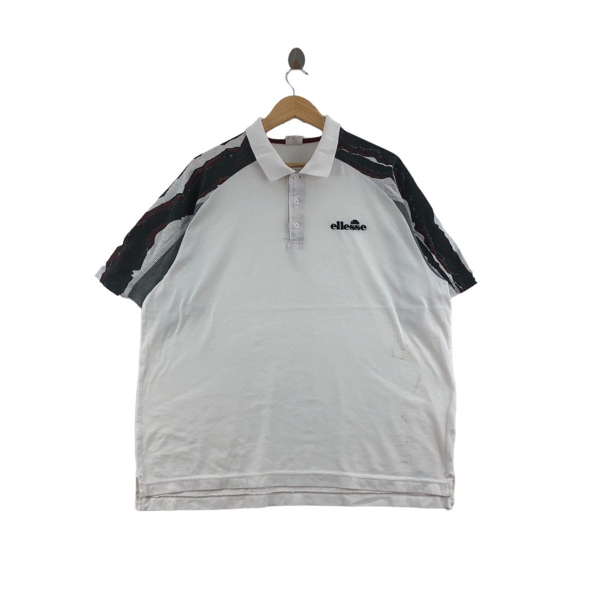Ellesse × Vintage Vintage 90s ELESSE Tennis Collar Shirt Sportswear Size US L / EU 52-54 / 3 - 1 Thumbnail
