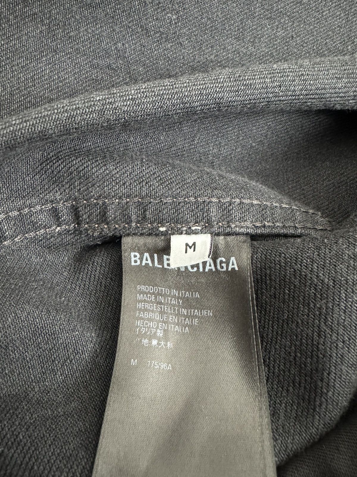 Balenciaga Balenciaga Gamer Denim Jacket Size US M / EU 48-50 / 2 - 8 Thumbnail