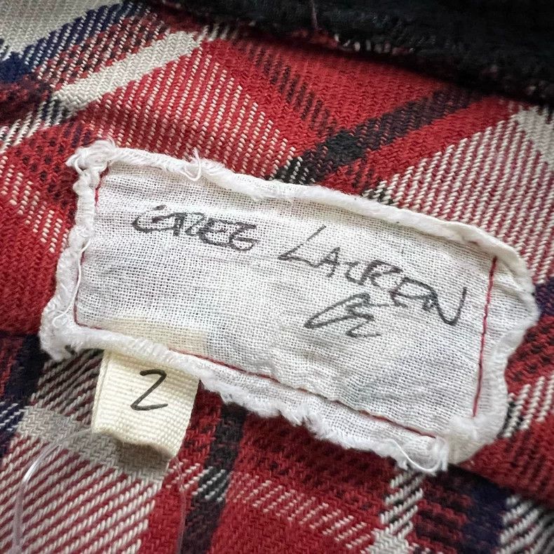 Greg Lauren greg lauren Color blocking plaid distressed hooded jacket 2 Size US M / EU 48-50 / 2 - 3 Thumbnail