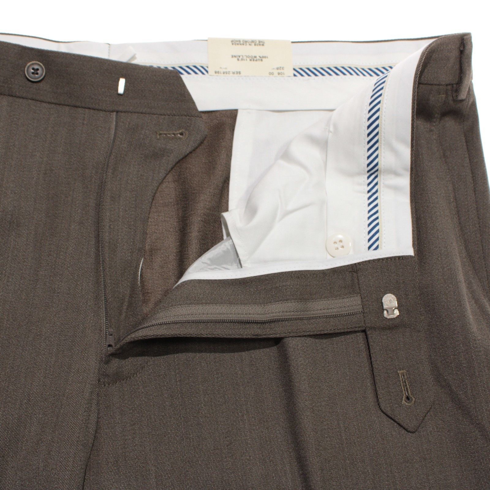 Samuelsohn Samuelsohn New with tags Dress Pants Size 42 US In Brown Size US 42 / EU 58 - 3 Thumbnail