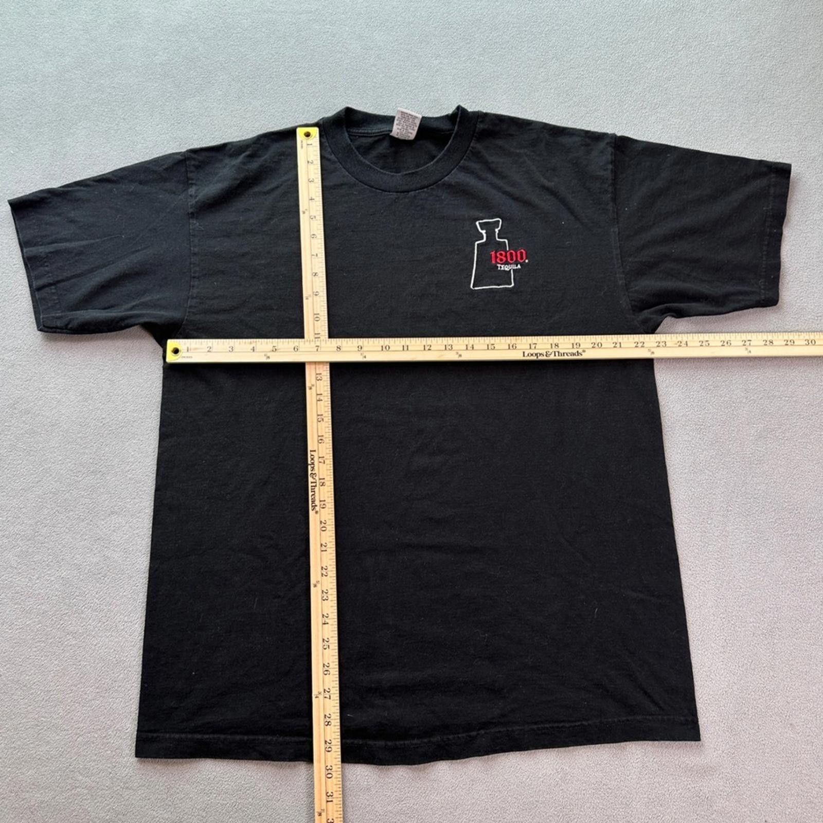 Other 1800 Tequila T Shirt Mens XL Black Short Sleeve 100% Blue Size US XL / EU 56 / 4 - 2 Thumbnail