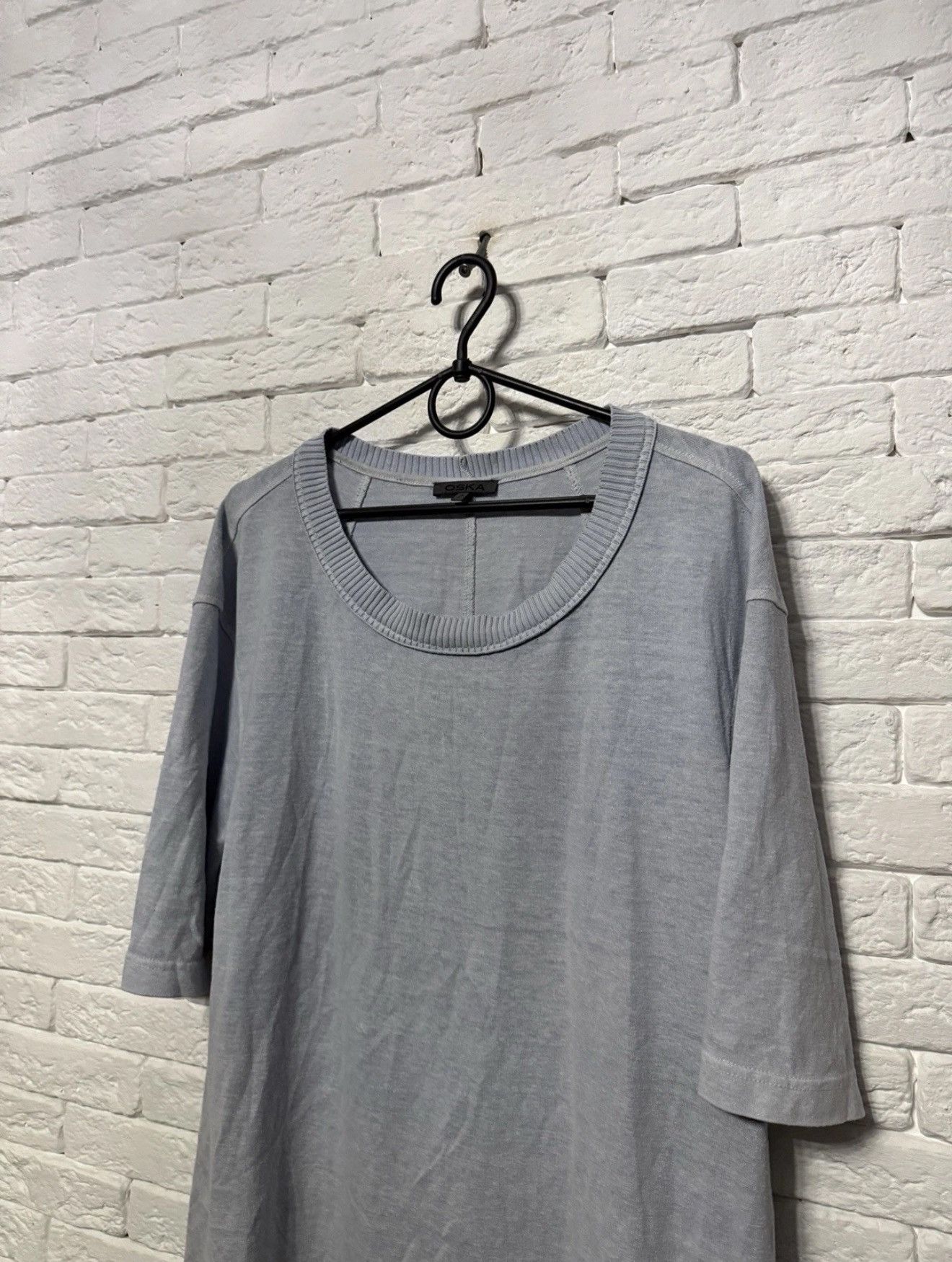OSKA Oska Woman T-shirt Hemp Cotton Oversized Sz 2 M Size M / US 6-8 / IT 42-44 - 2 Thumbnail