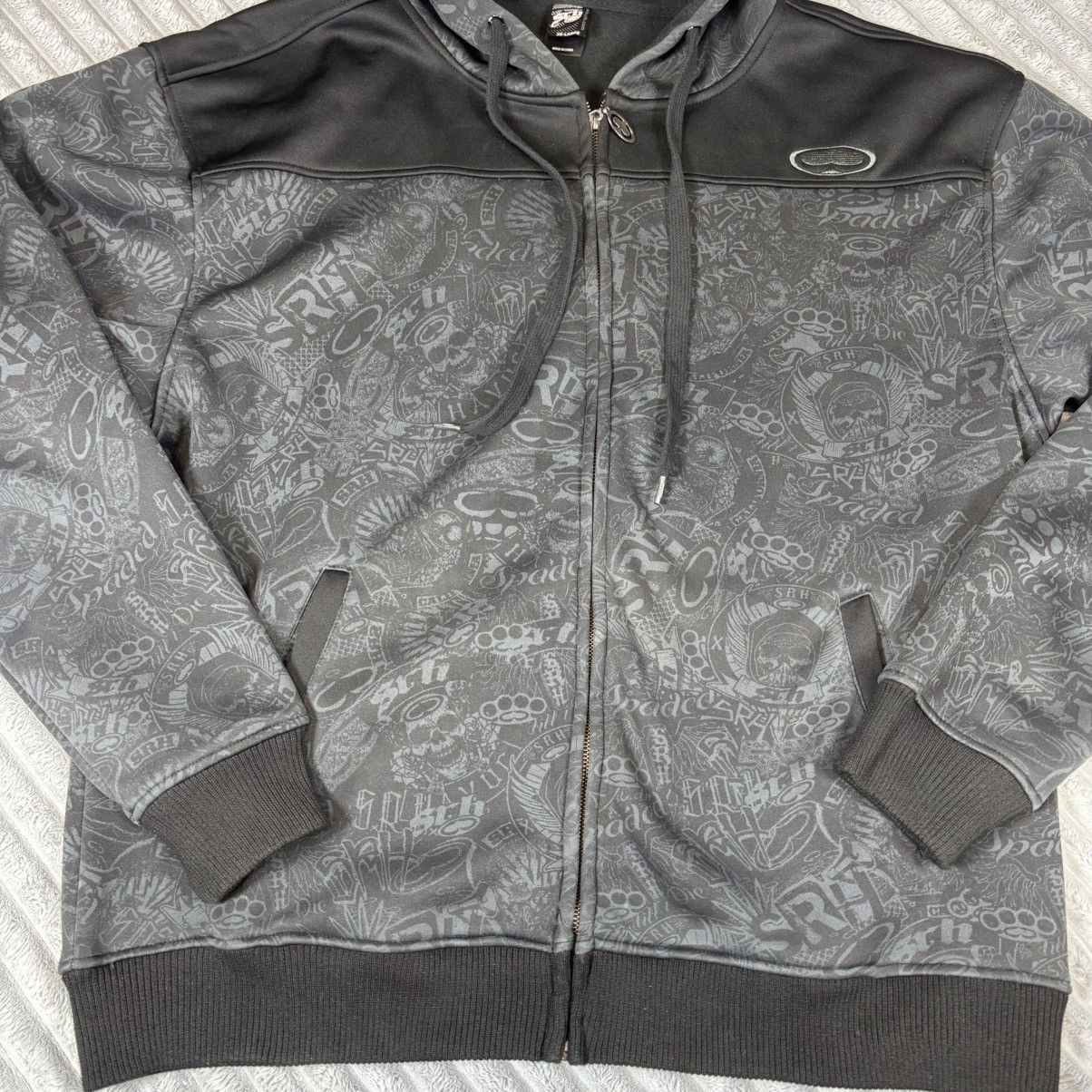 Other Vintage Men’s 2xL SRH All Over Print Skulls 2000s Y2K hoodie Size US XXL / EU 58 / 5 - 2 Thumbnail