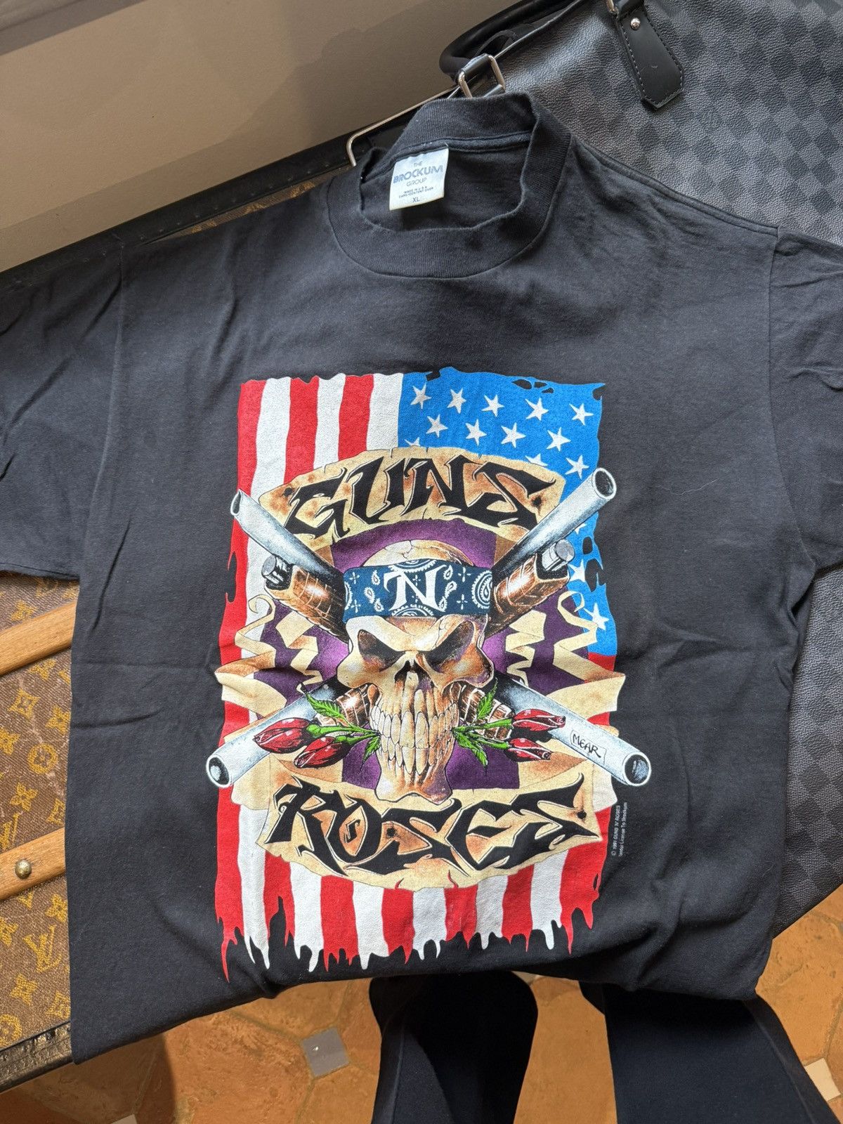 Guns N' Roses 🌹Rare Guns N Roses Vintage Brockum 1991 Size US XL / EU 56 / 4 - 1 Thumbnail