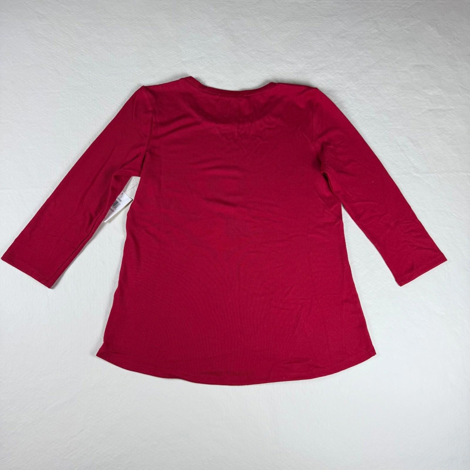 Other Retrology Womens Vixen Red Paris Eiffel Tower Rhinestone NWT Size S / US 4 / IT 40 - 8 Thumbnail