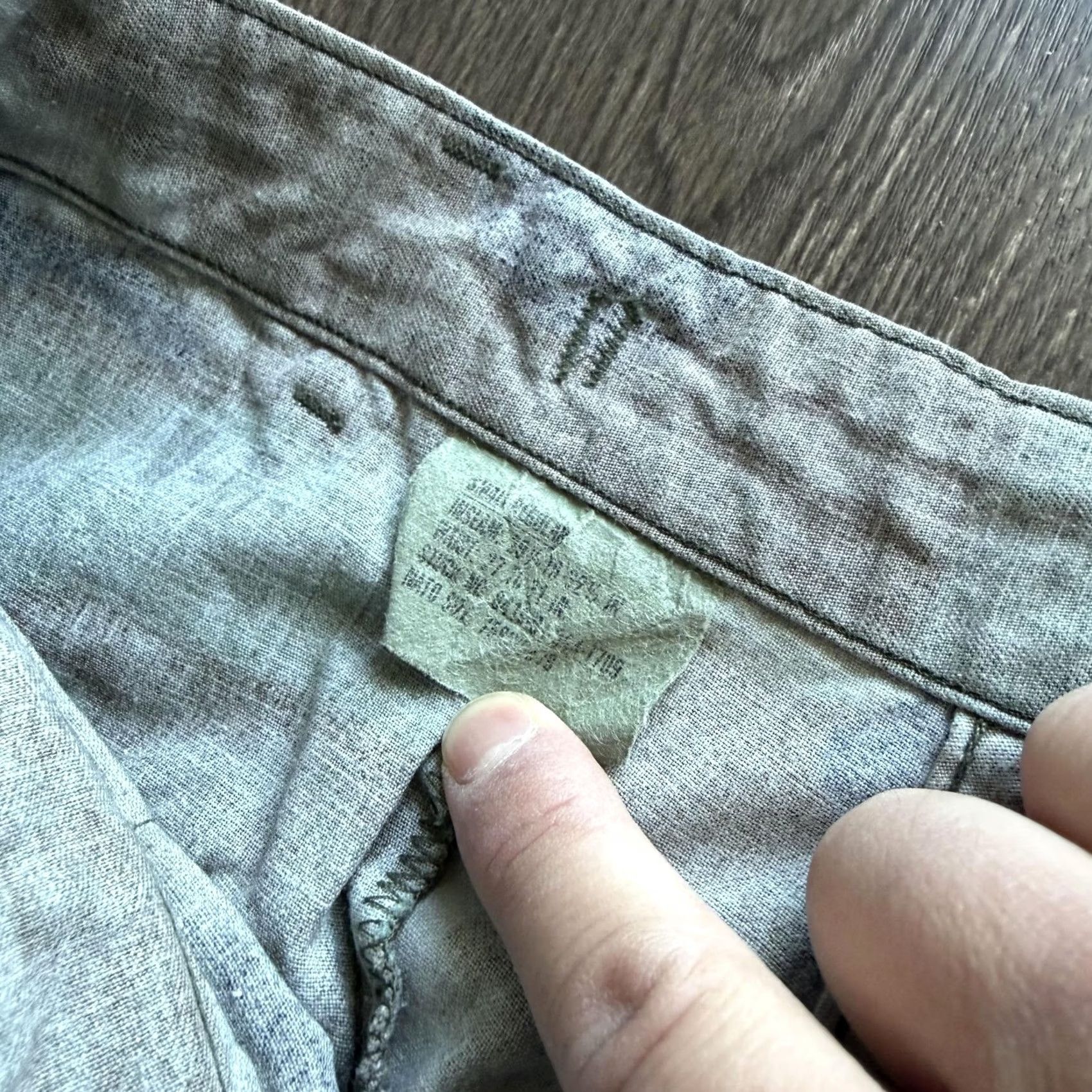 Vintage Y2K Army Camo Cargo Pants Woodland BDU Waist Tabs Ties Baggy Mens 30x28 Size US 30 / EU 46 - 5 Thumbnail