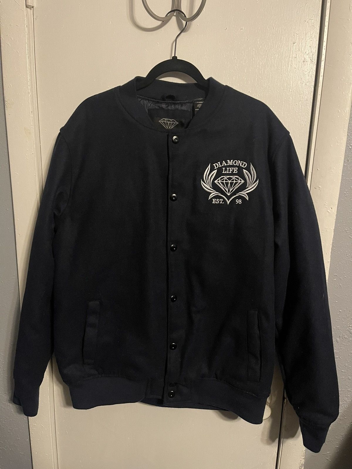 Diamond Supply Co. Diamond Button Up Jacket Size US L / EU 52-54 / 3 - 1 Thumbnail