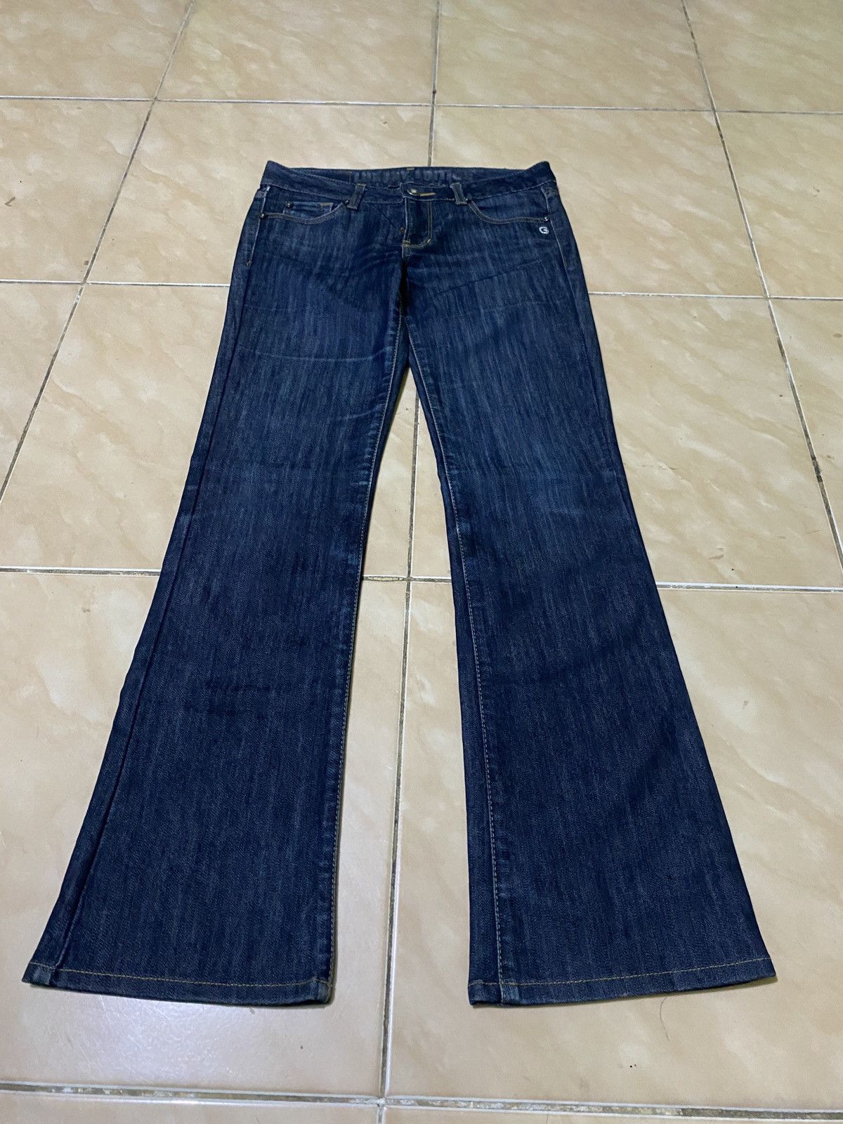 Guess × If Six Was Nine × Japanese Brand guess flare jeans blue indigo beads back pokcet Size 26" / US 2 / IT 38 - 3 Thumbnail