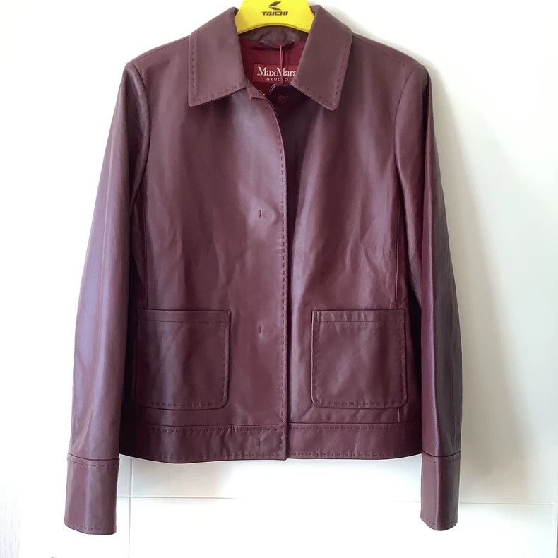 Max Mara Max Mara Women's jacket in reddish-brown sheepskin Size M / US 6-8 / IT 42-44 - 1 Thumbnail