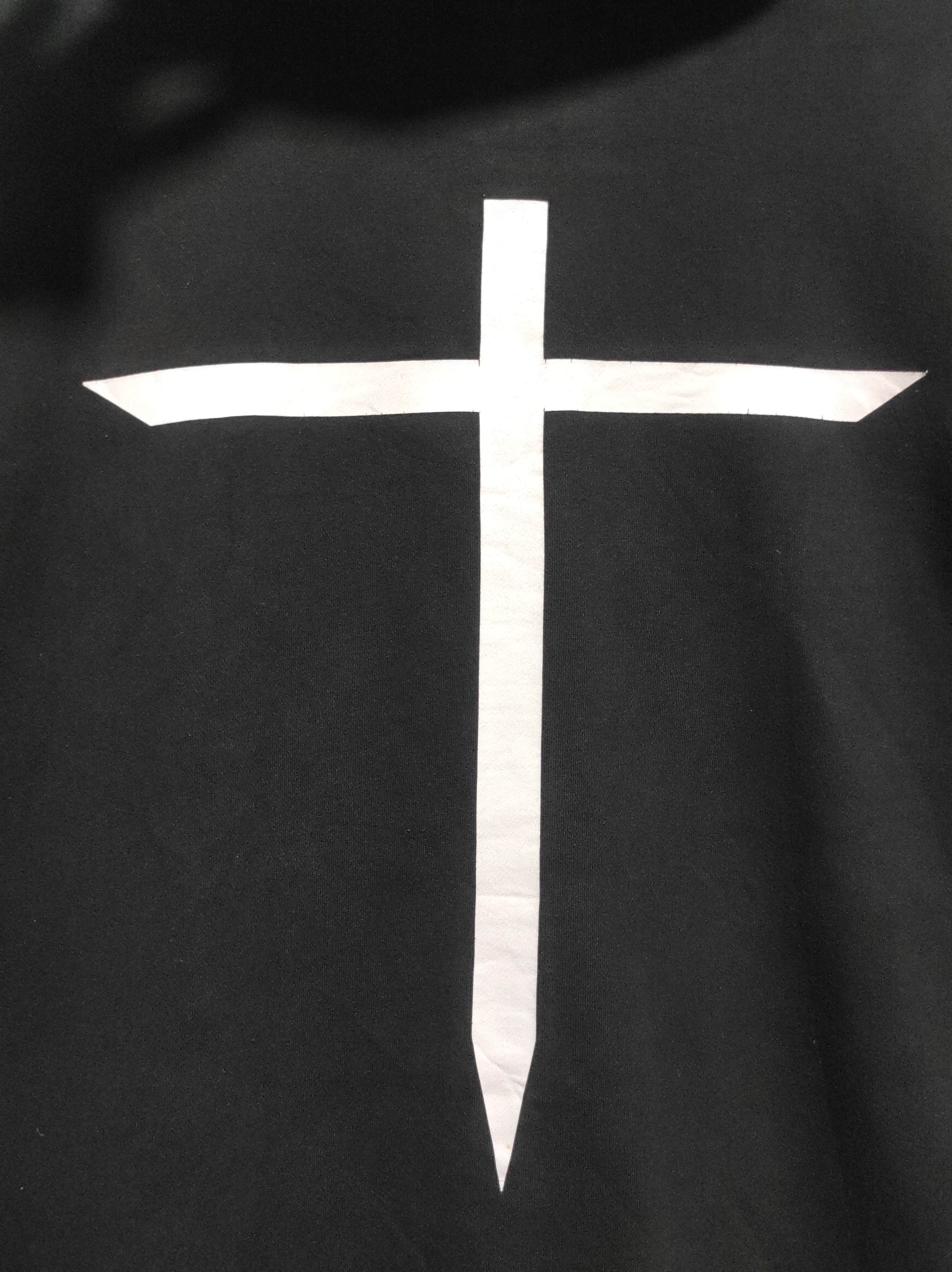 14th Addiction Black Cross Fur Hoodie LGB IfSixWasNine style Size US M / EU 48-50 / 2 - 10 Thumbnail