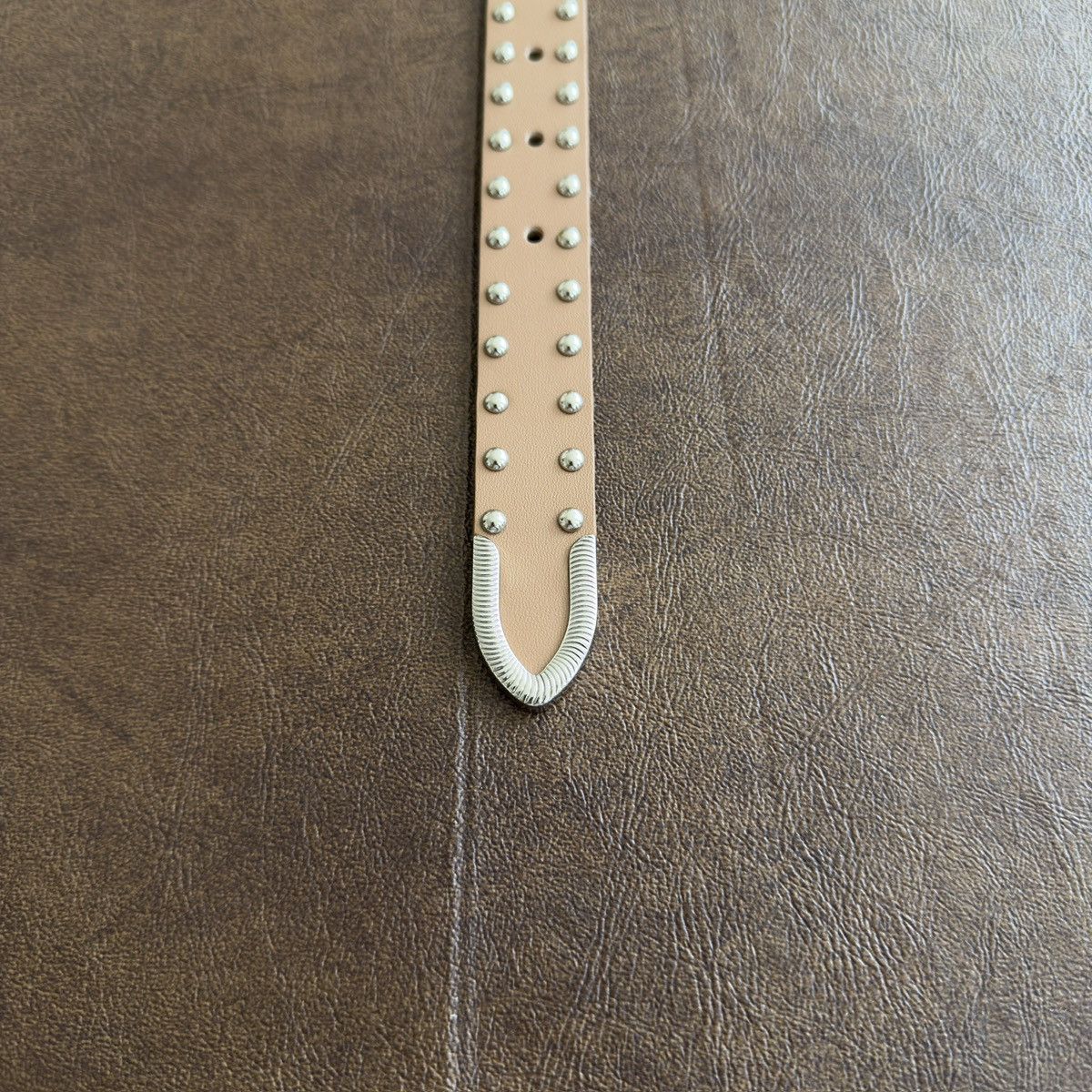 semanticdesign Studded Western Leather Belt Size 32 - 5 Thumbnail