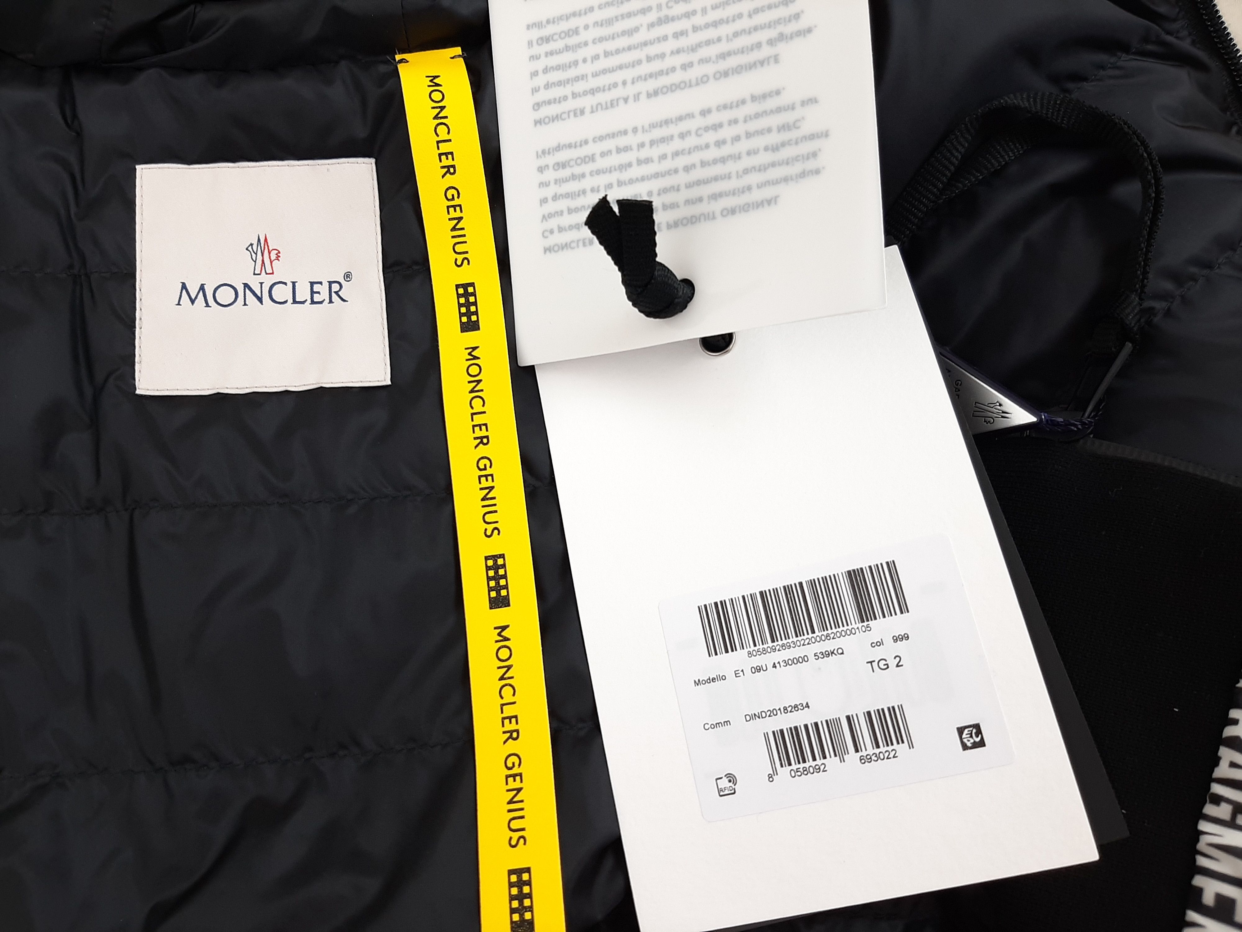 Fragment Design × Moncler Moncler x Fragment Rap Jacket Multicolor Men's Size 2 Size US M / EU 48-50 / 2 - 10 Thumbnail