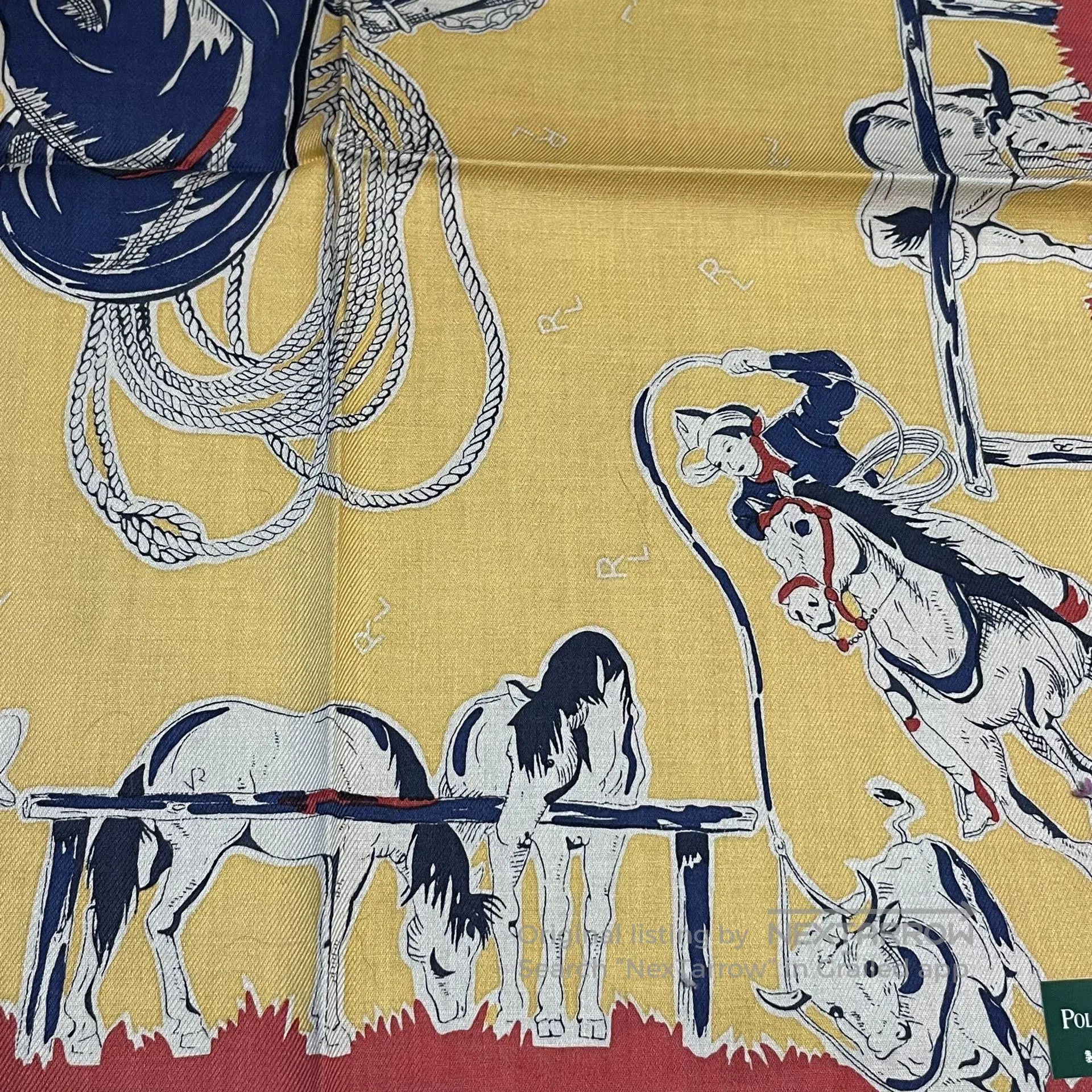RRL Ralph Lauren Ralph Lauren Polo Square Scarf. Size ONE SIZE - 8 Thumbnail