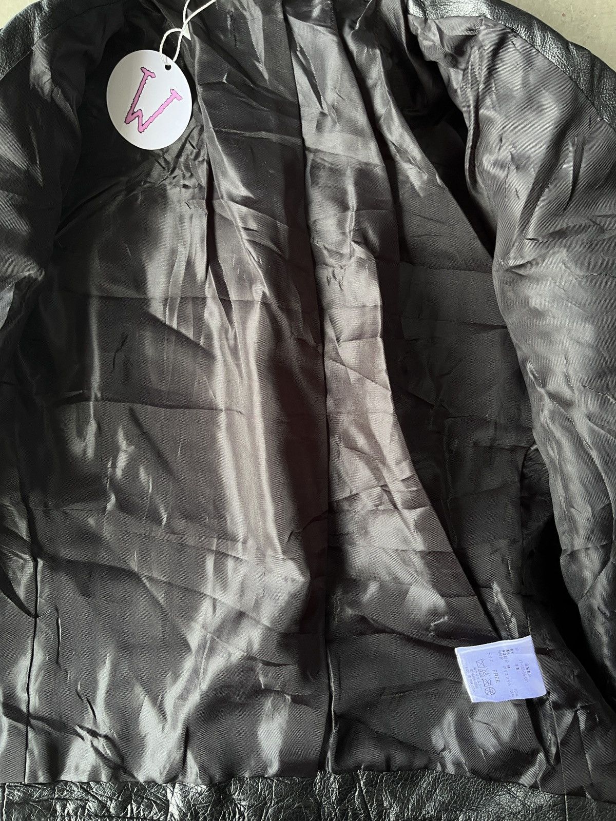 Le Grande Bleu (L.G.B.) Vintage Biker Genuine Leather Jacket Double Collar Belted Size US S / EU 44-46 / 1 - 8 Thumbnail