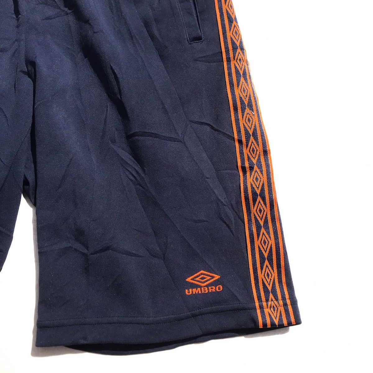 Umbro × Vintage Umbro Short Pants Taped Trackpants Full Taped Size M-L Navy Size US 34 / EU 50 - 2 Thumbnail