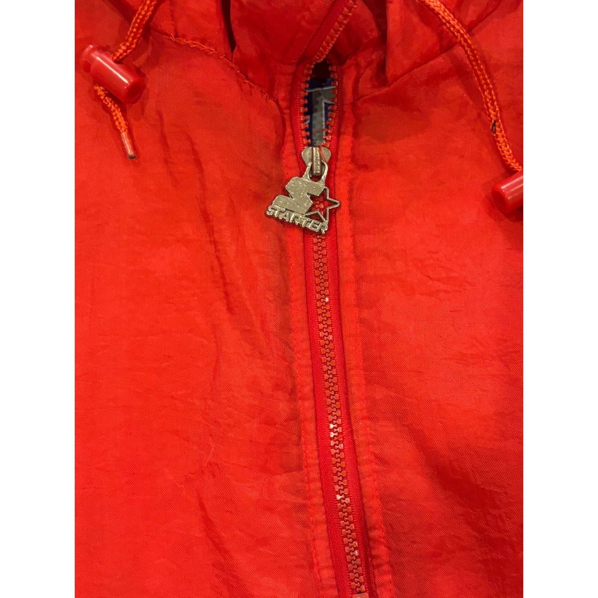 Starter Rare 90's Starter New England Patriots NFL Hooded Red Puffer Size US XL / EU 56 / 4 - 6 Thumbnail