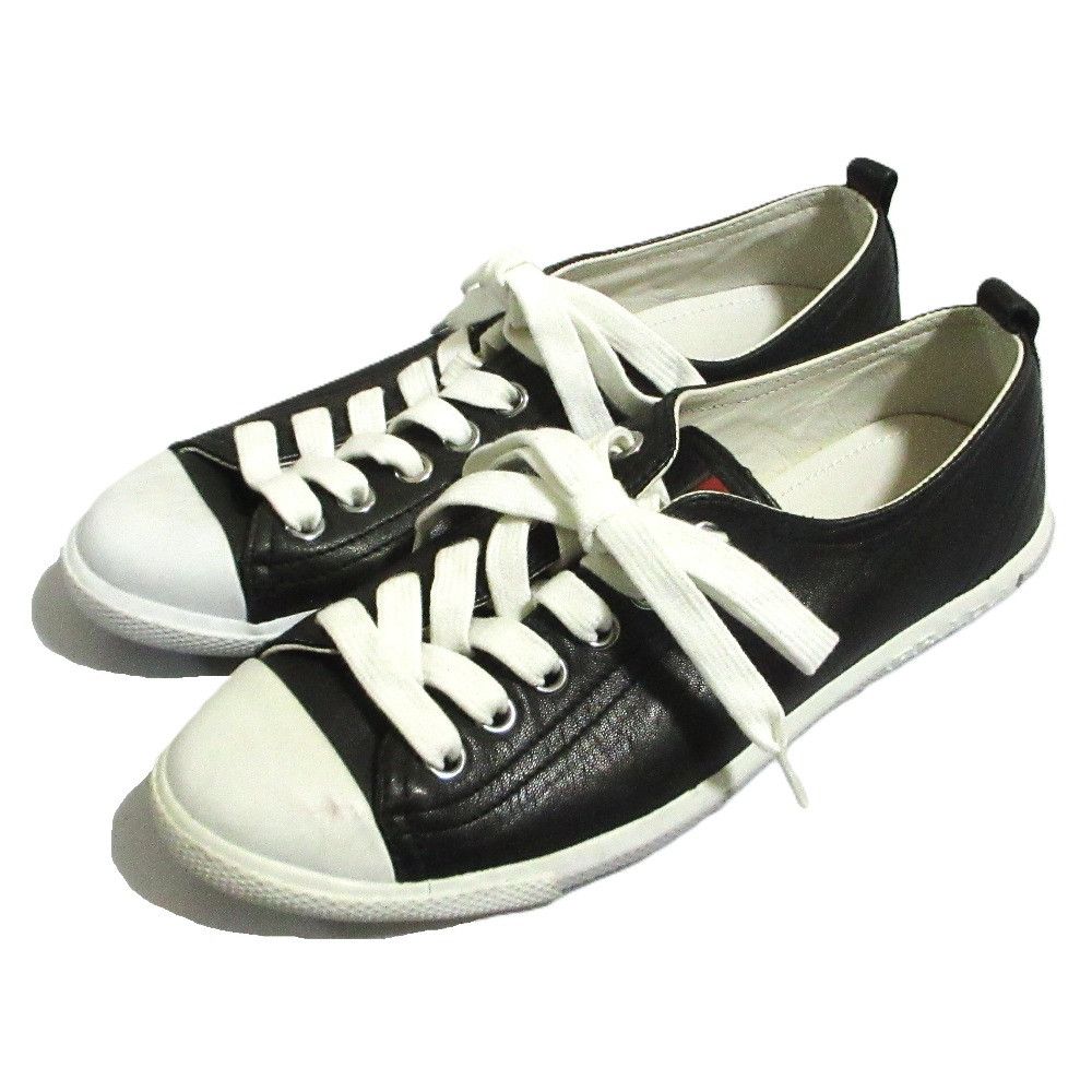 Prada Prada Prada Sports Leather Sneakers Leather Shoes DUTY FREE for USA Size ONE SIZE - 1 Thumbnail