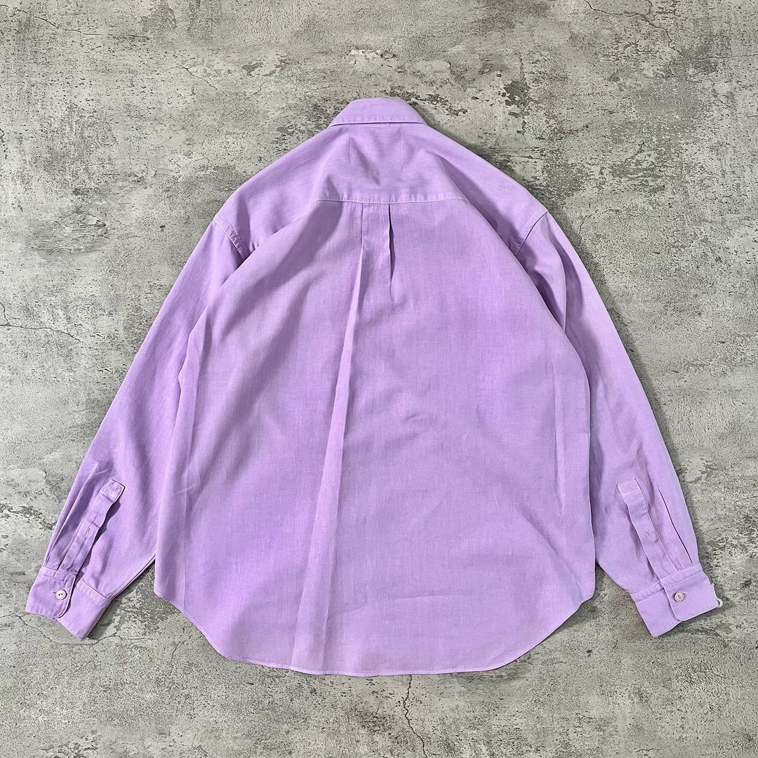 Designer Seven By Seven Linen Oversized LS Shirt - Purple Size US XS / EU 42 / 0 - 3 Thumbnail
